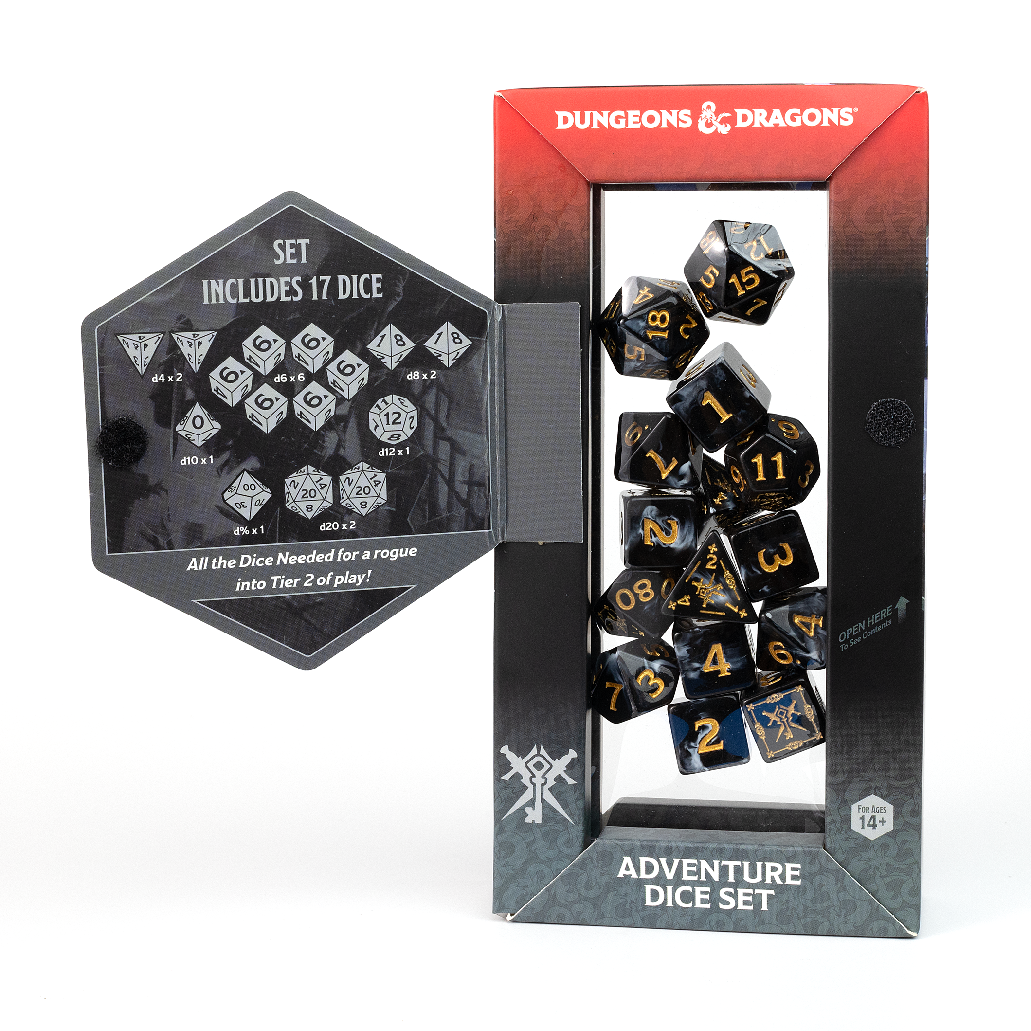 D&D Adventure Dice - Rogue: Black (Reprint)