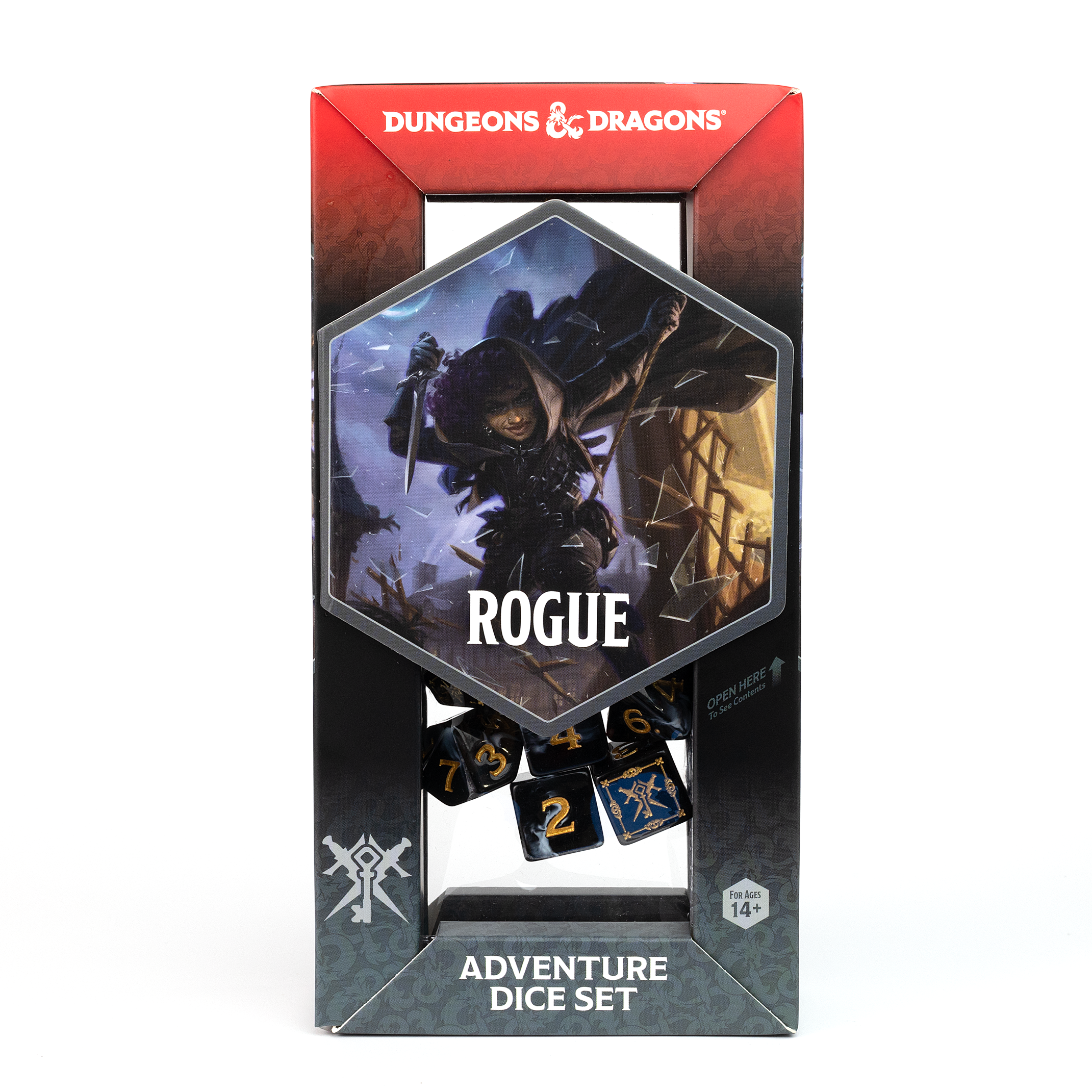 D&D Adventure Dice - Rogue: Black (Reprint)