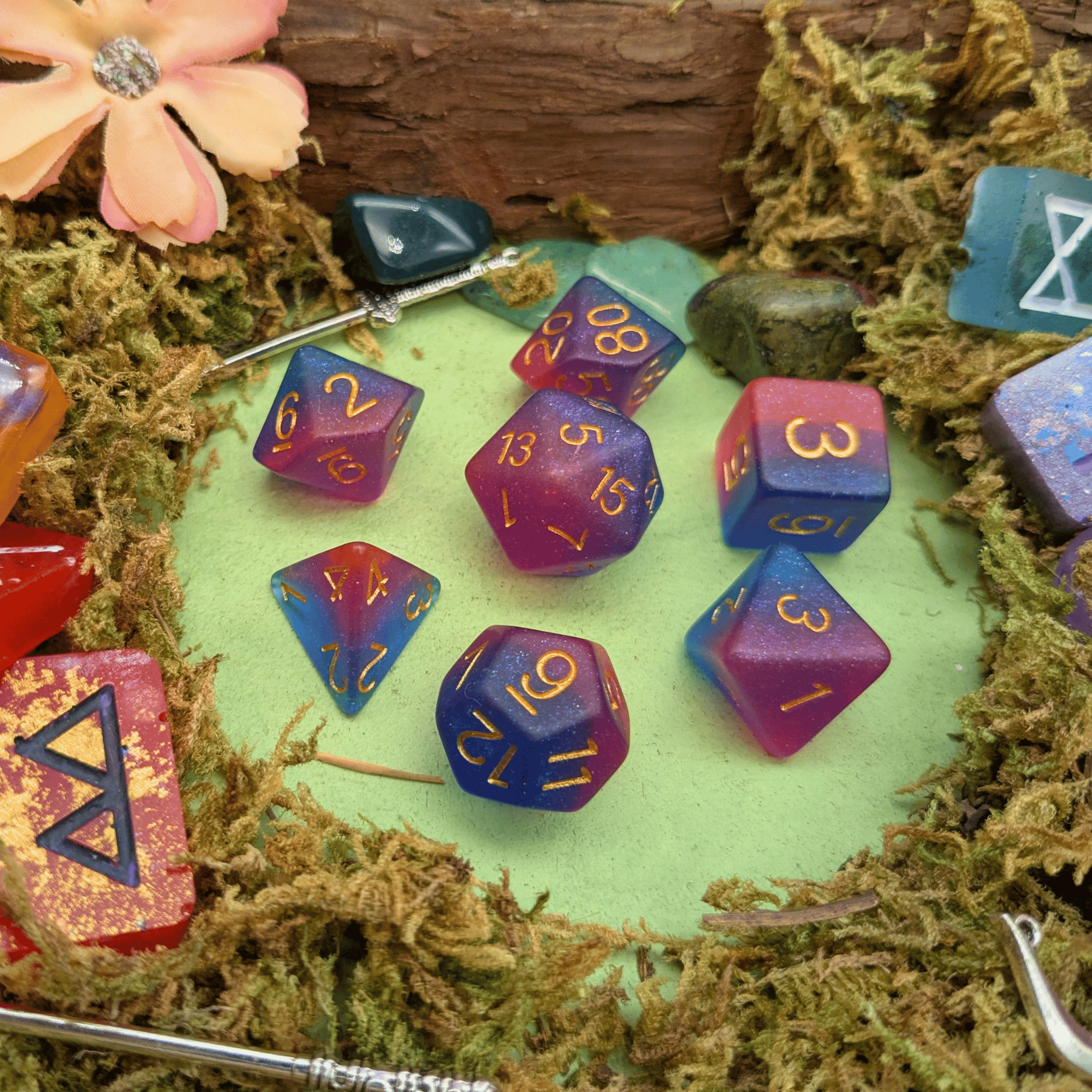 Bisexual Pride Flag Dice