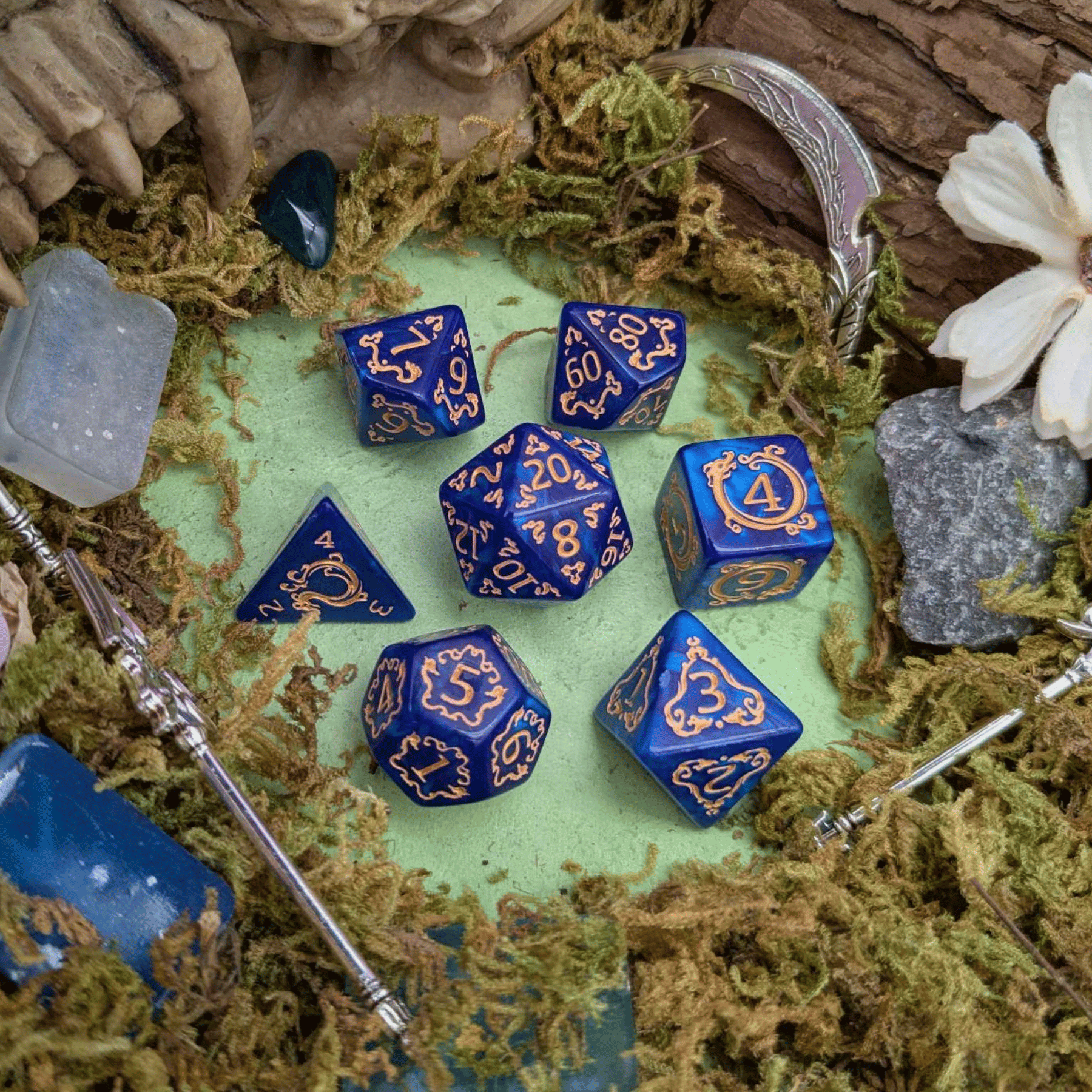 Dragon Blue Dice Set