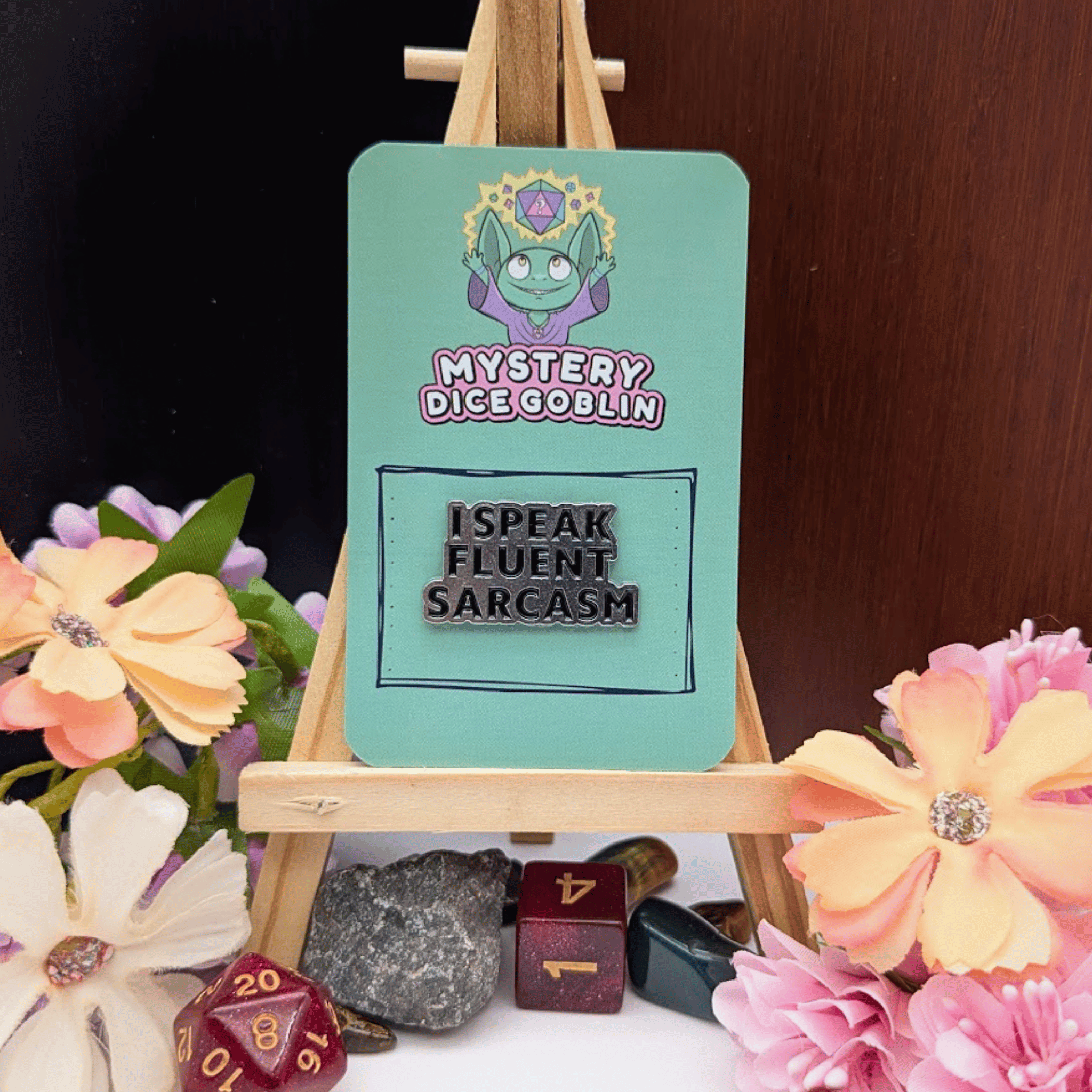 Speak Fluent Sarcasm Pin