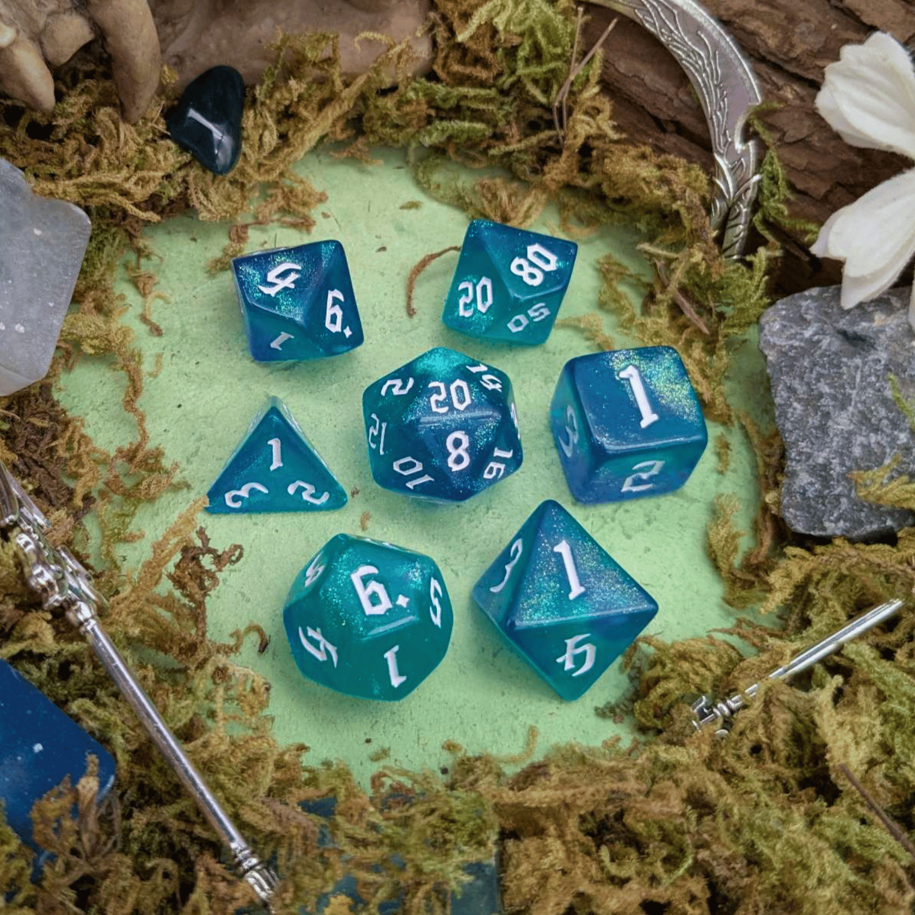 Ocean Fog Dice Set