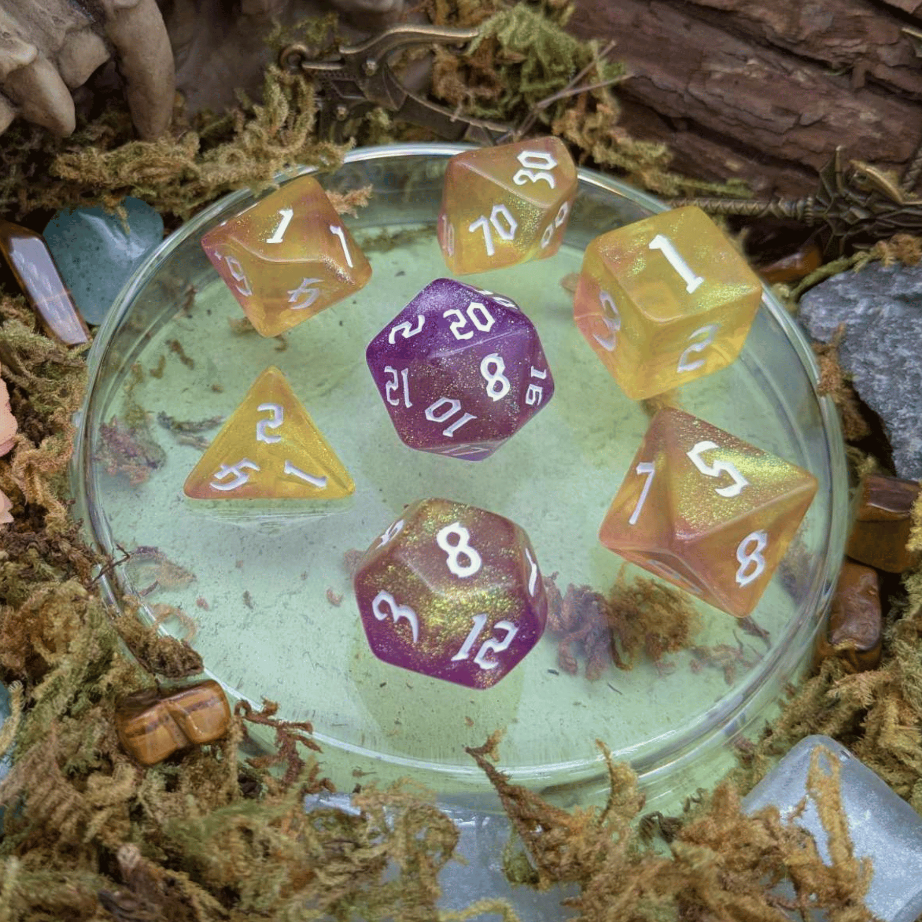 Sunset Fog Dice Set