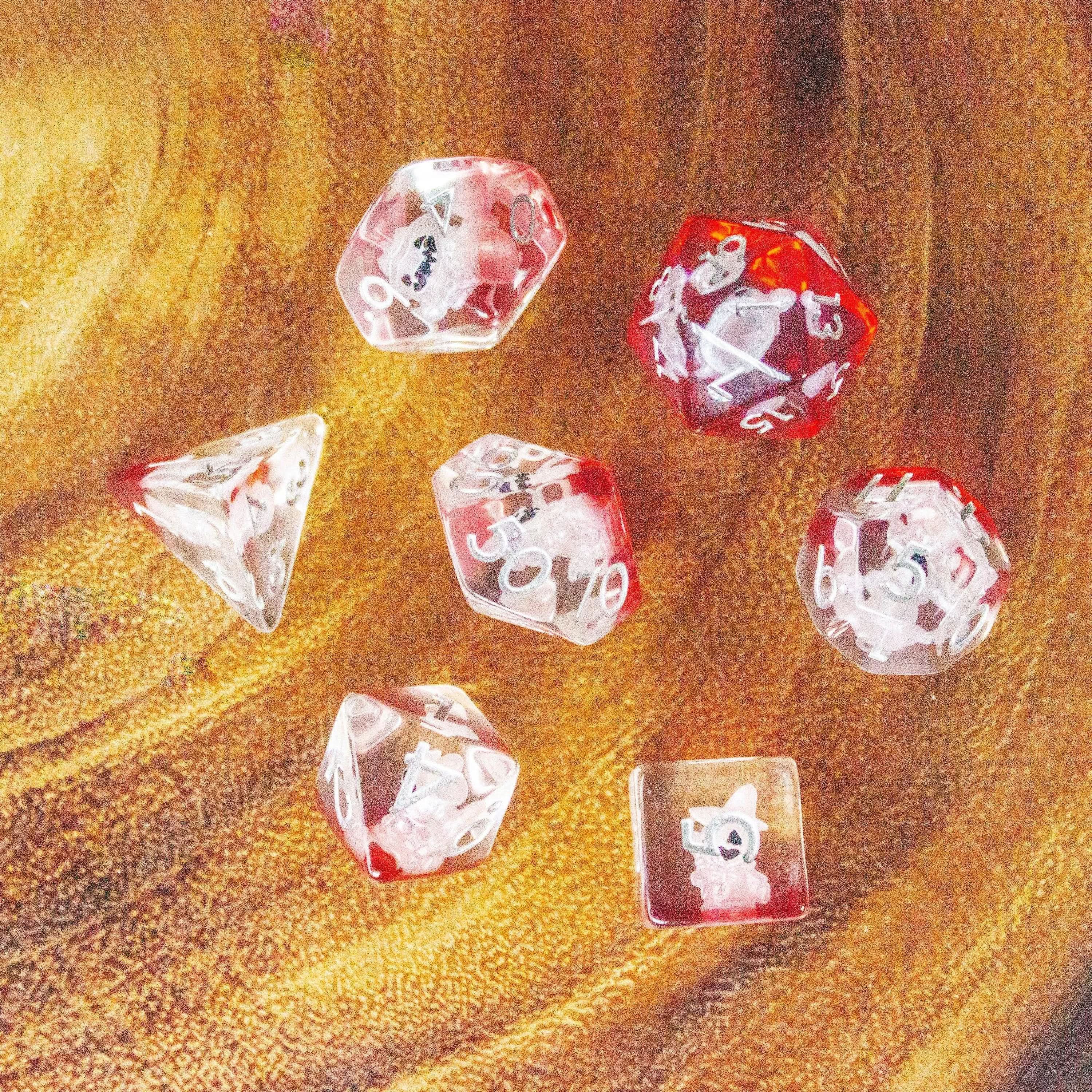 Ghost Halloween Dice Set