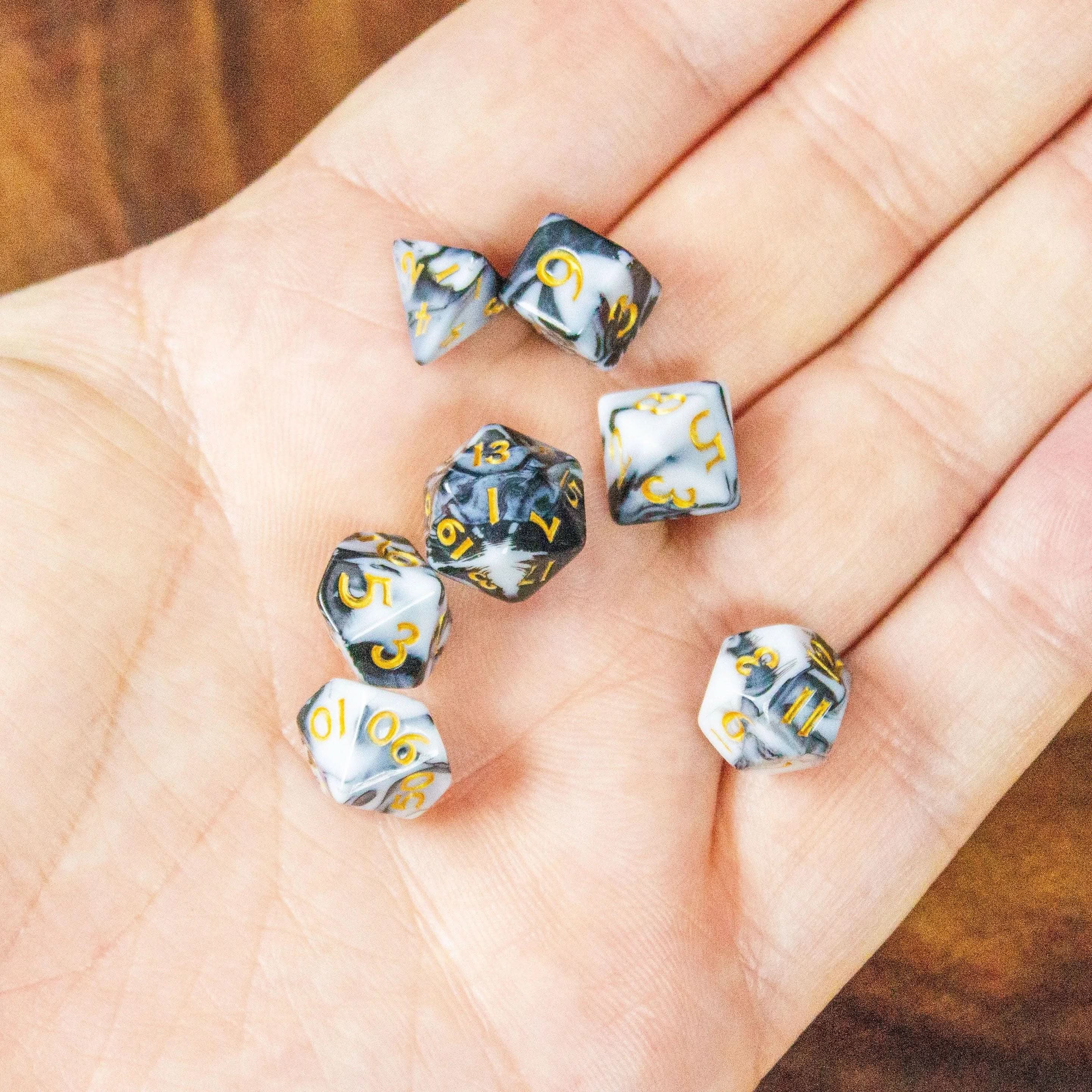 Mystery Mini Dice! Full Set of RPG TTRPG Dice Miniature Dice - MysteryDiceGoblins