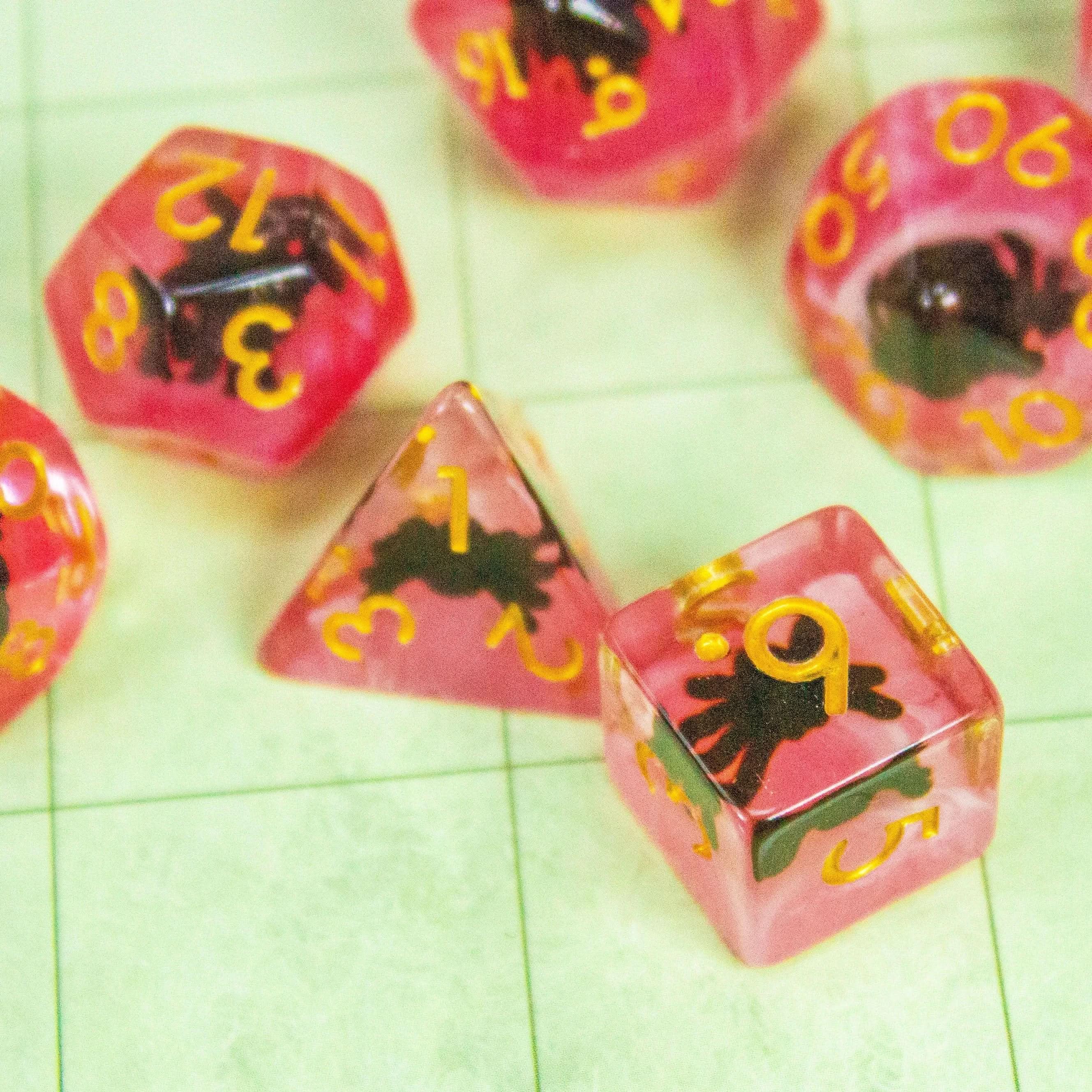 Spiders Dice Set