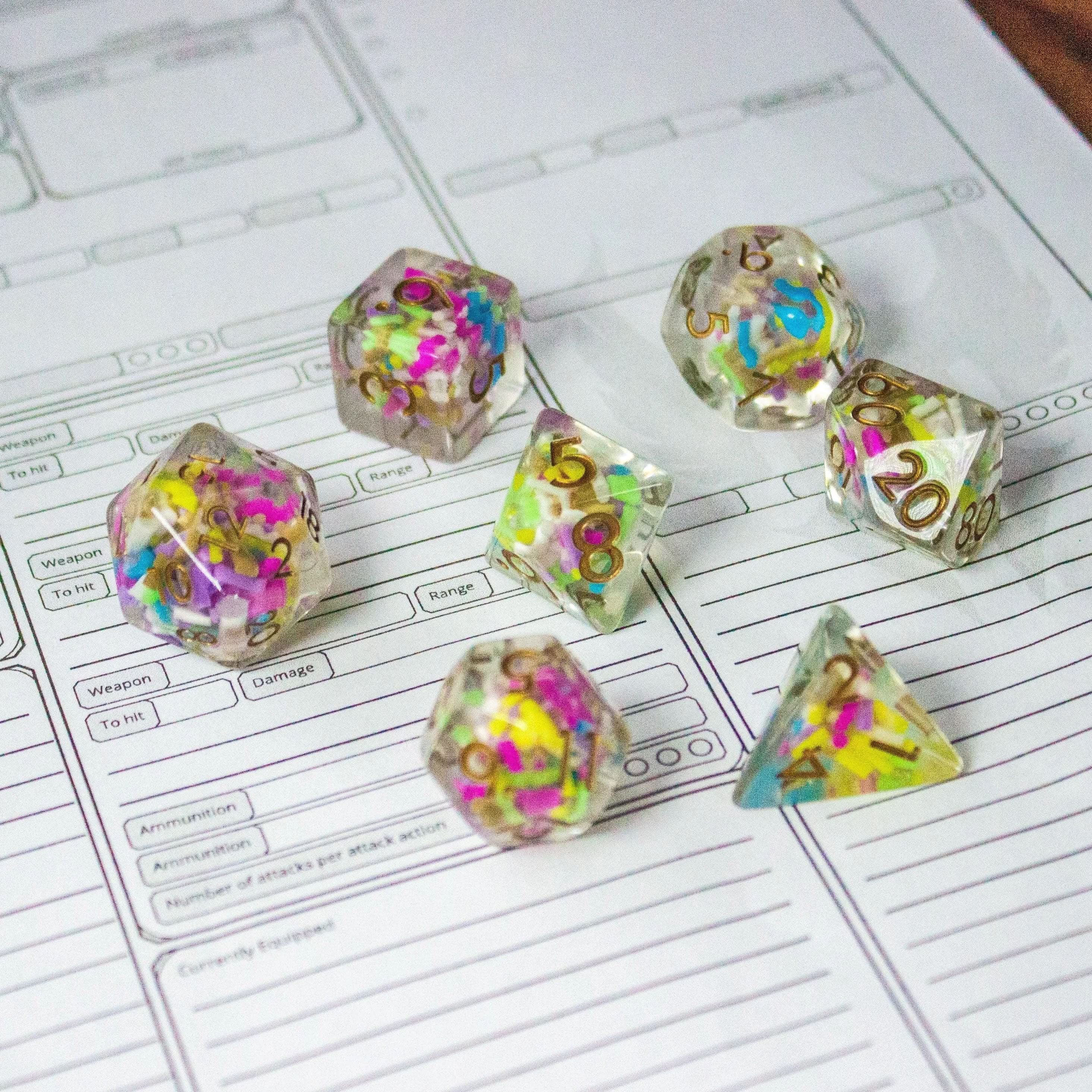 Funfetti Inclusion Dice Set