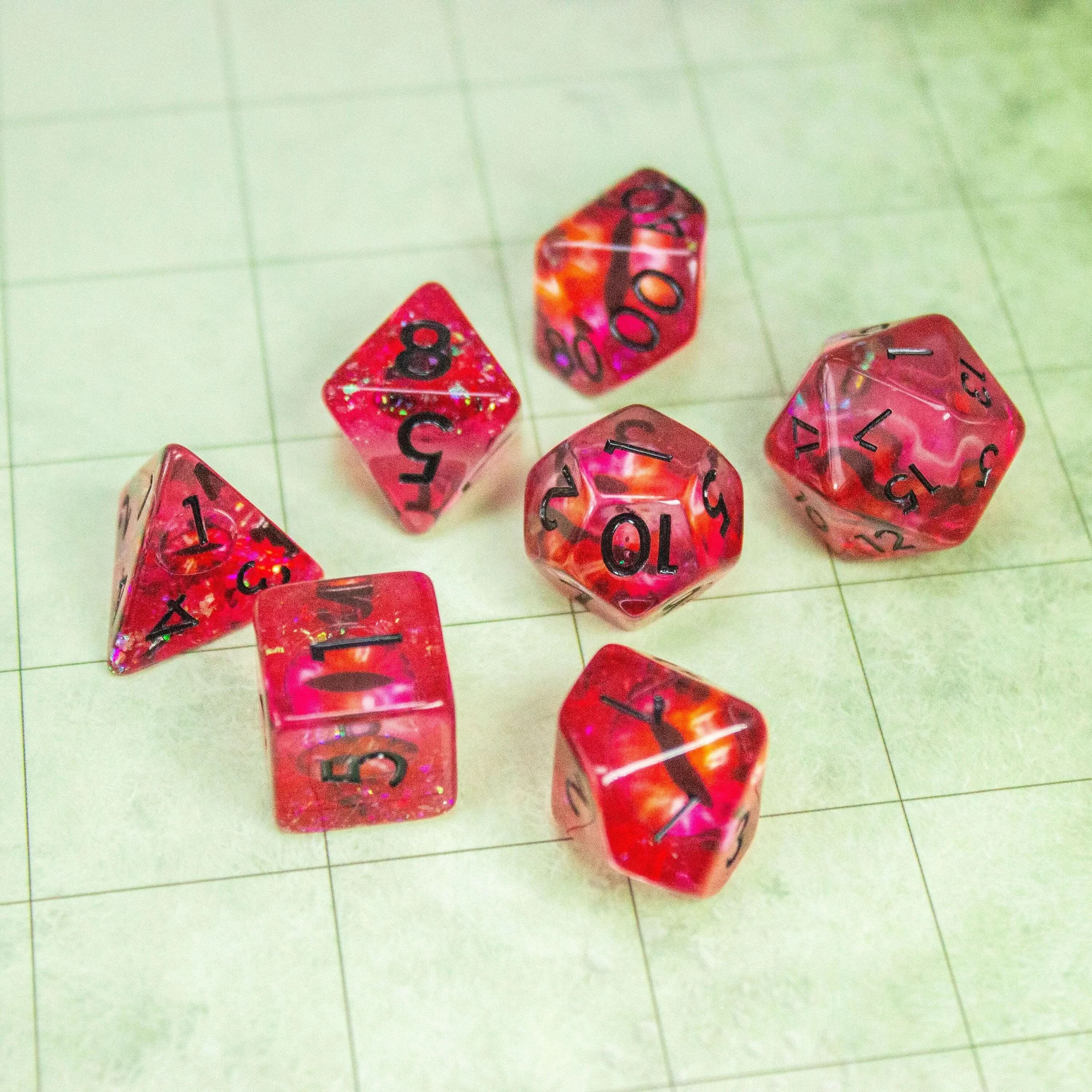 Red Evil Eye dice