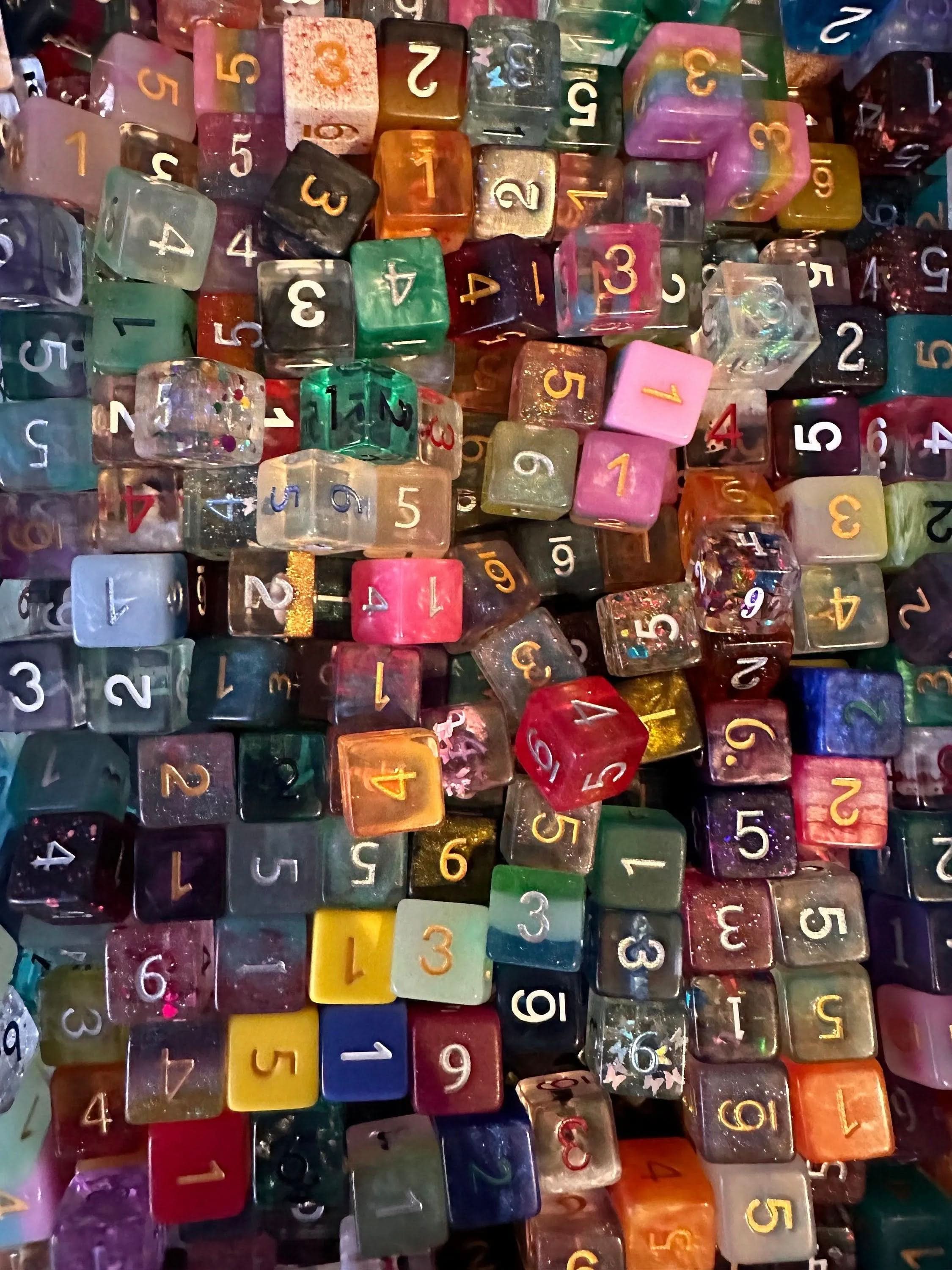 Mystery Bulk Random Dice Scoop | Mixed TTRPG Polyhedral Scoop of Dice | TTRPG Tabletop Role Playing Games | Mystery Dice Scoops - MysteryDiceGoblins