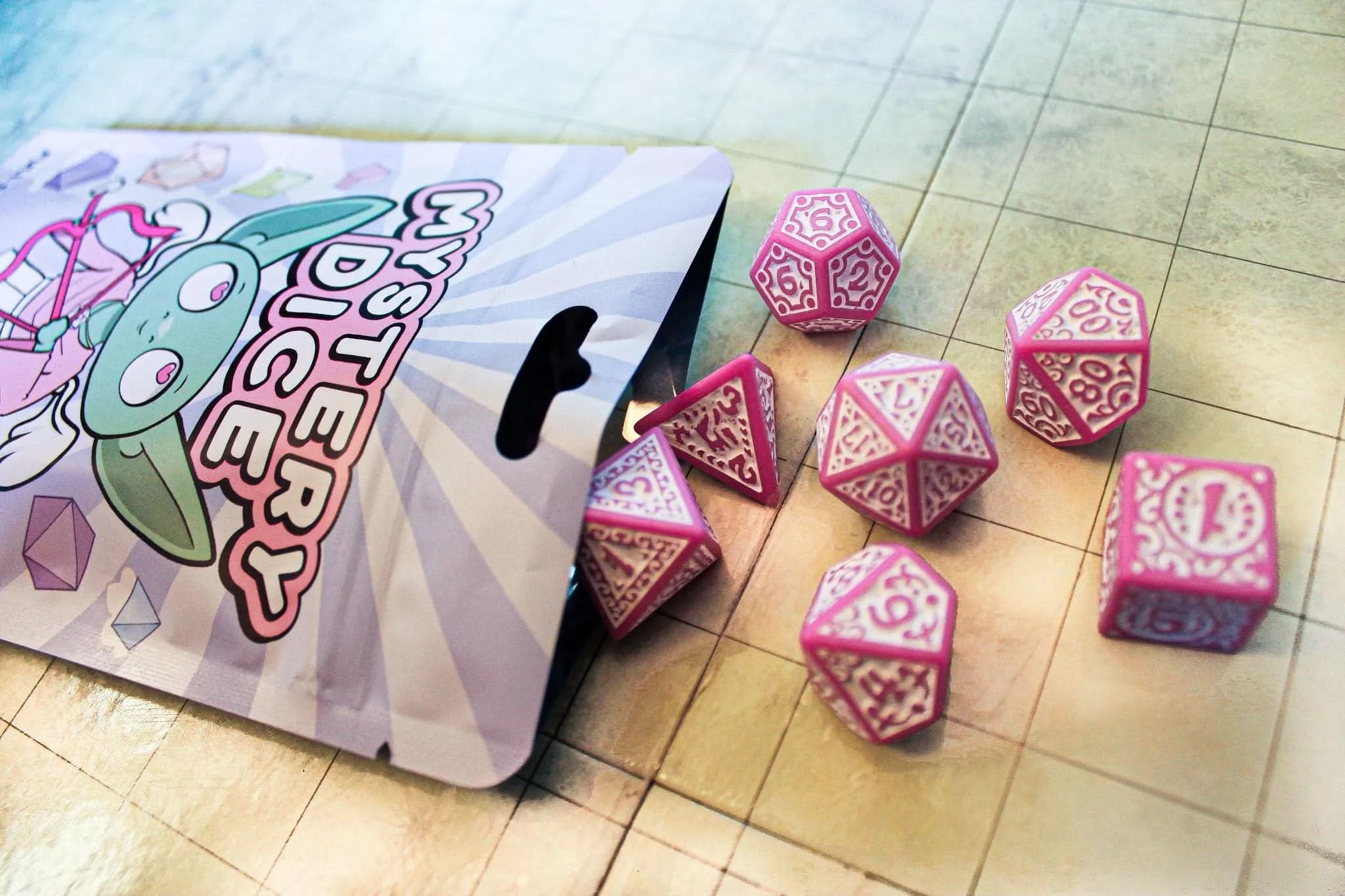 Critical Love Mystery Dice Bags | Valentines themed Dice Bags | Mystery Dice | TTRPG Dice | TTRPG Gifts - MysteryDiceGoblins