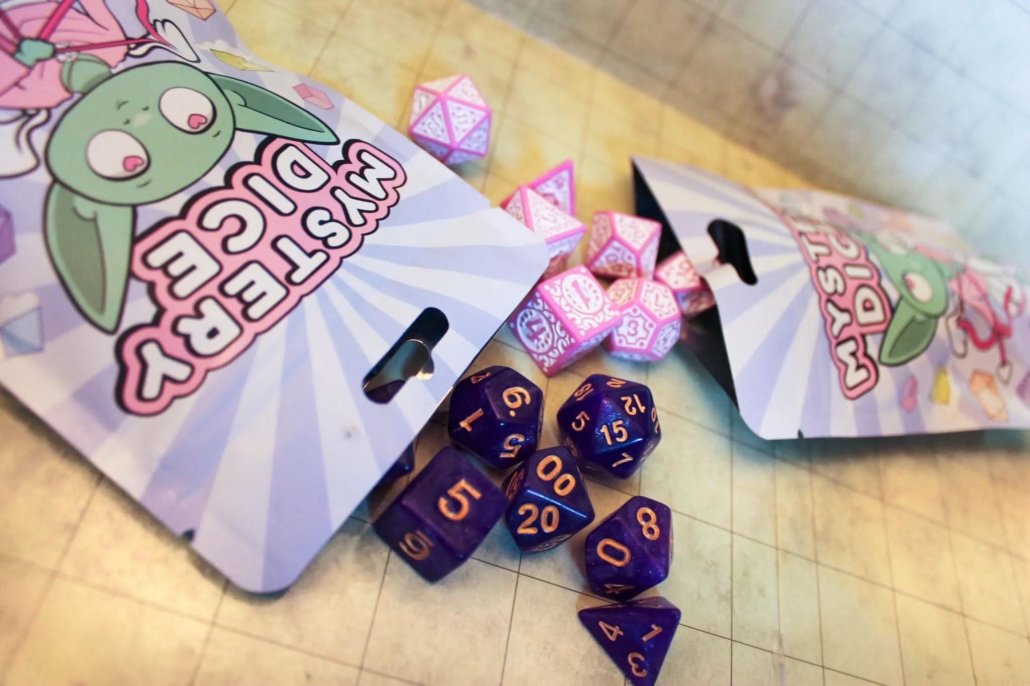 Critical Love Mystery Dice Bags | Valentines themed Dice Bags | Mystery Dice | TTRPG Dice | TTRPG Gifts - MysteryDiceGoblins