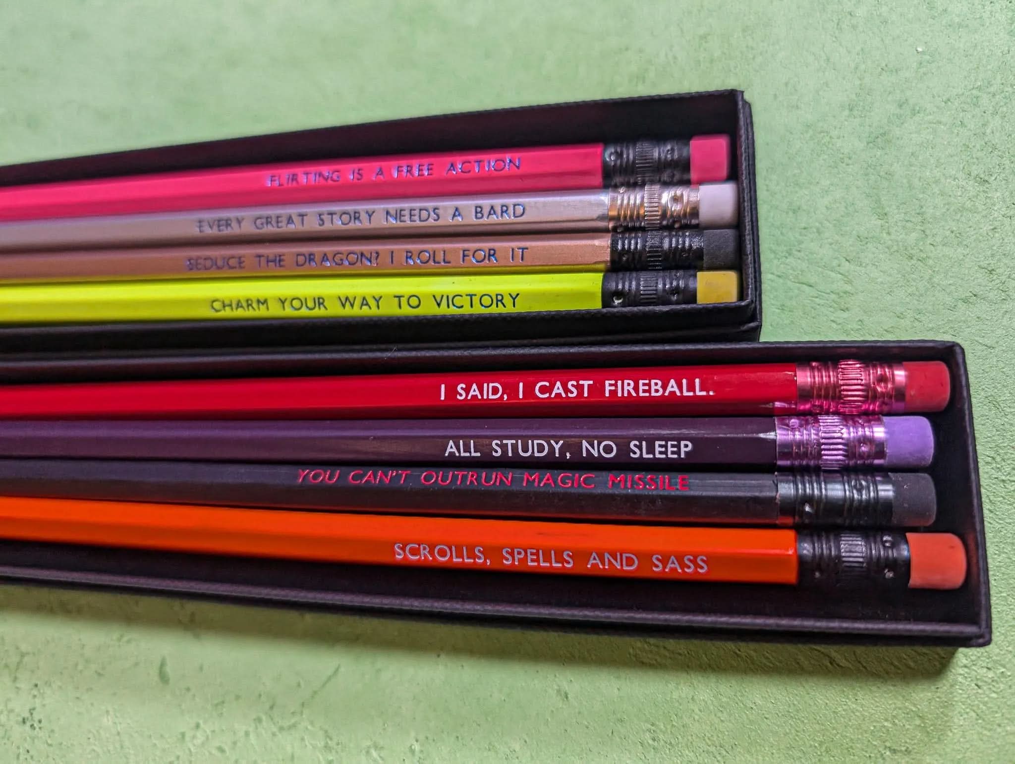 RPG Class Pencils | Class Specific Accessories