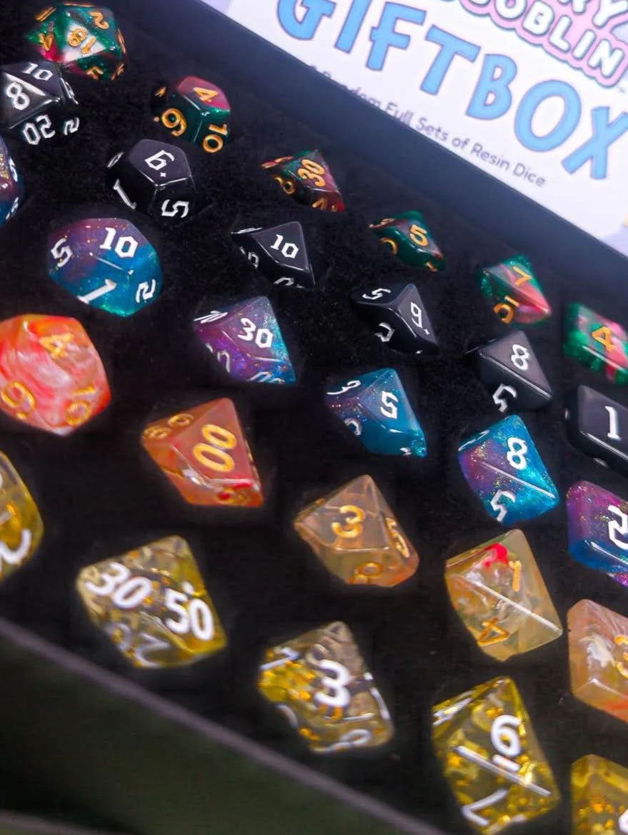 Mystery Dice Box | Display Box and rolling tray