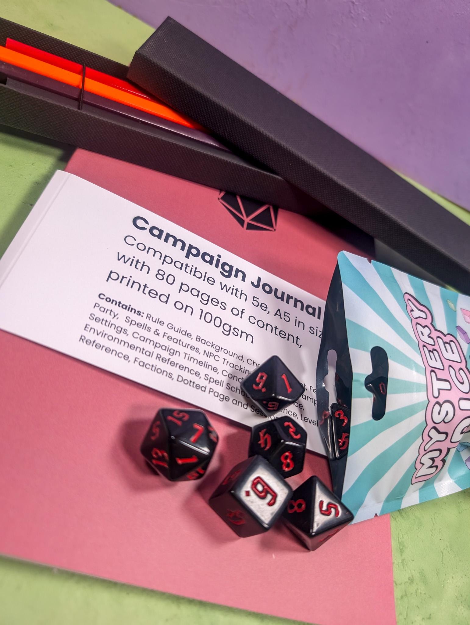 Monk TTRPG Pencils | Monk Class Pencils | TTRPG Class Pencils | TTRPG Notebook | RPG Campaign Journal | Mystery Dice Goblin | TTRPG Gift - MysteryDiceGoblins