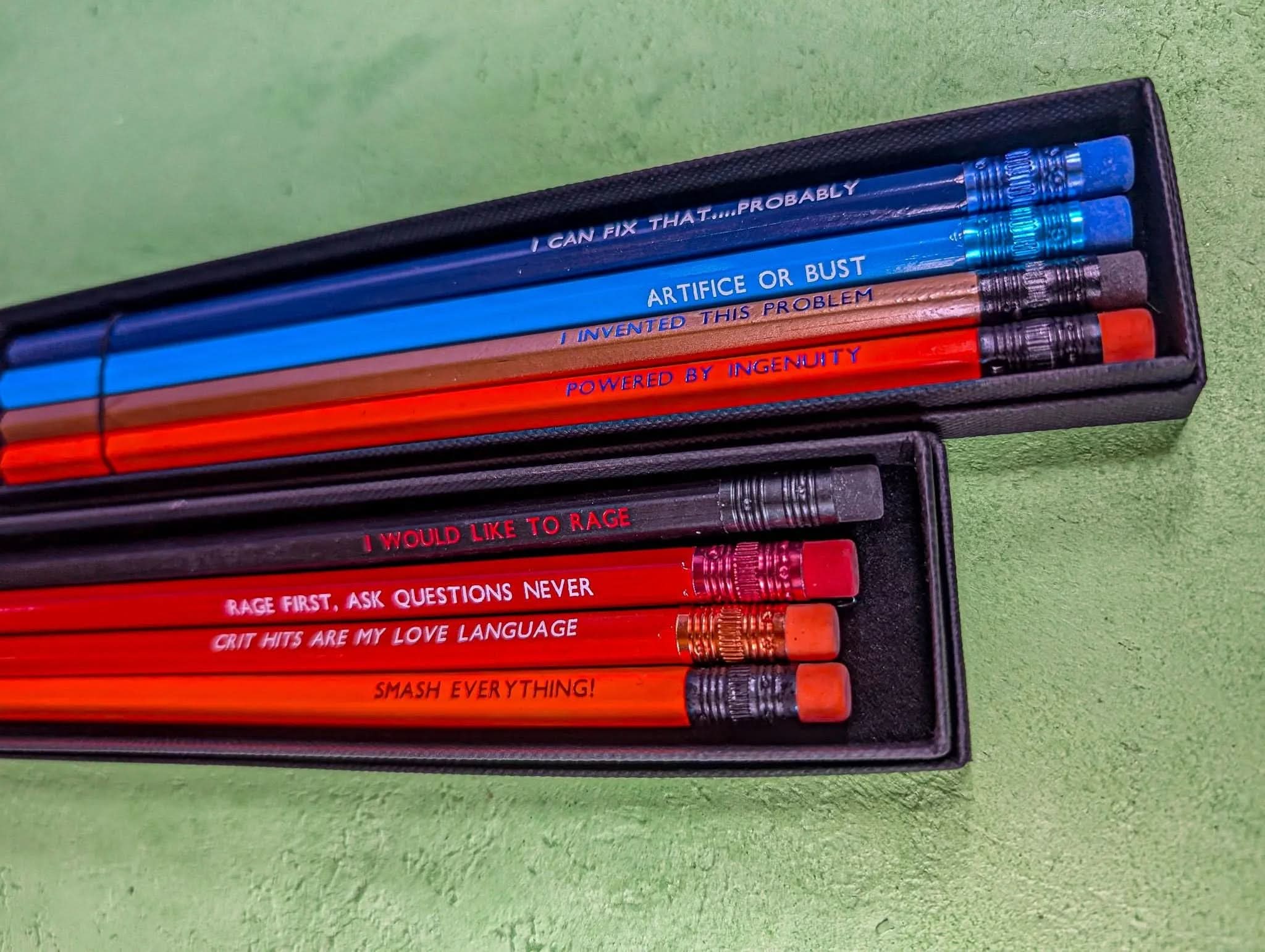 RPG Class Pencils | Class Specific Accessories