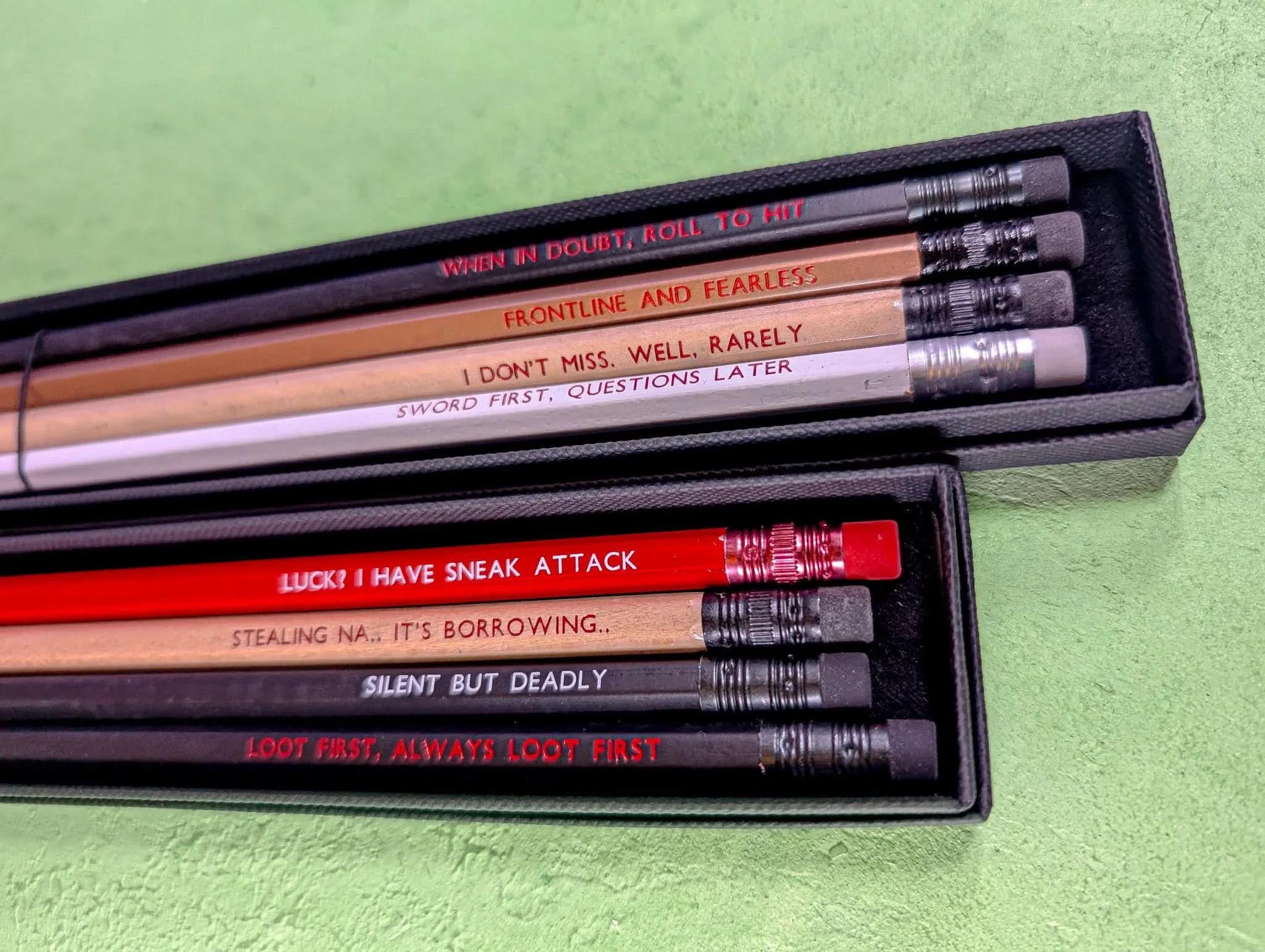 RPG Class Pencils | Class Specific Accessories
