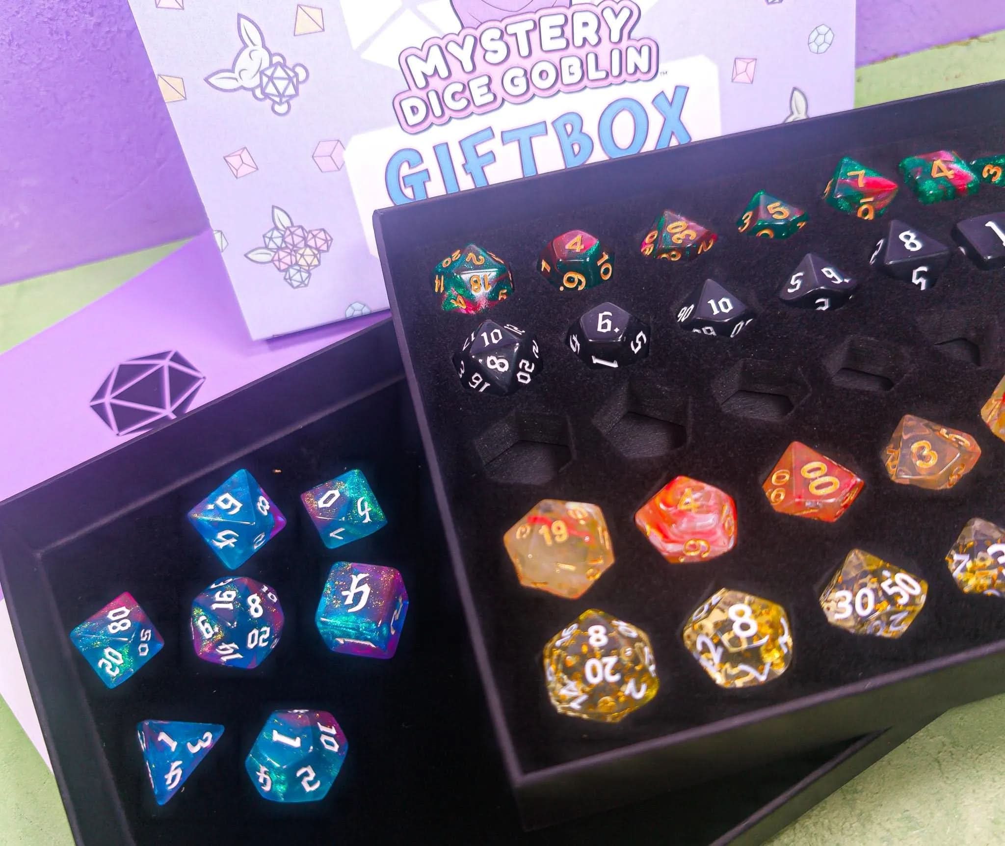 Mystery Dice Box | Display Box and rolling tray
