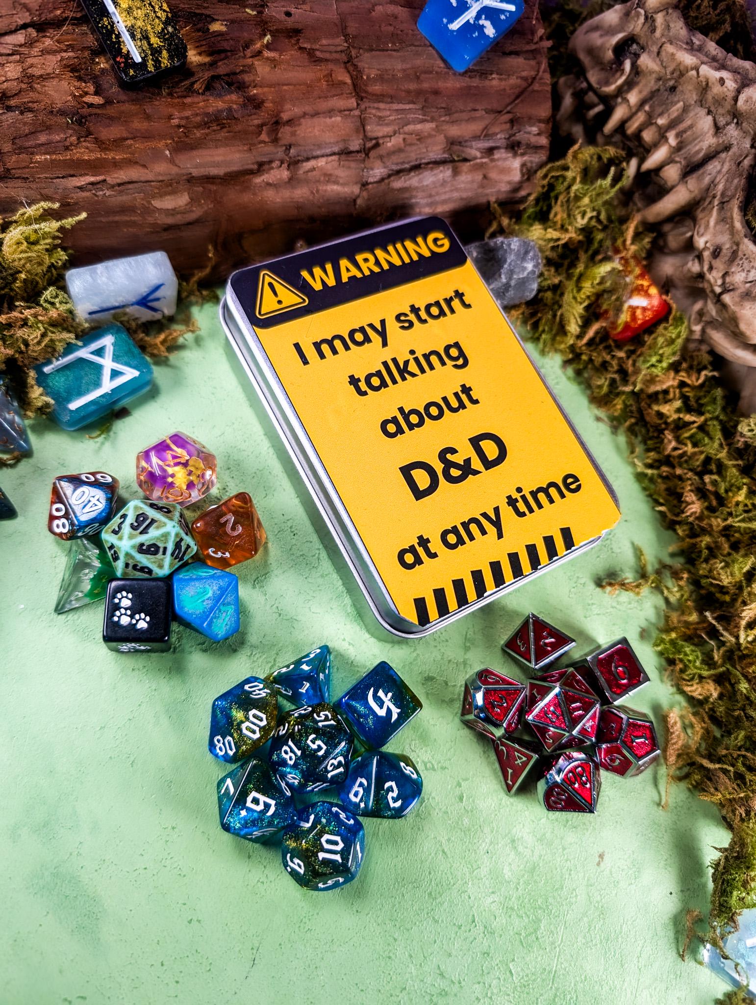 TTRPG Gift Tin | Dice Tin | Dice Storage | | RPG Dice | | TTRPG Gift Tin | Novelty Dice Tin | Dice Tin | TTRPG 5E - MysteryDiceGoblins