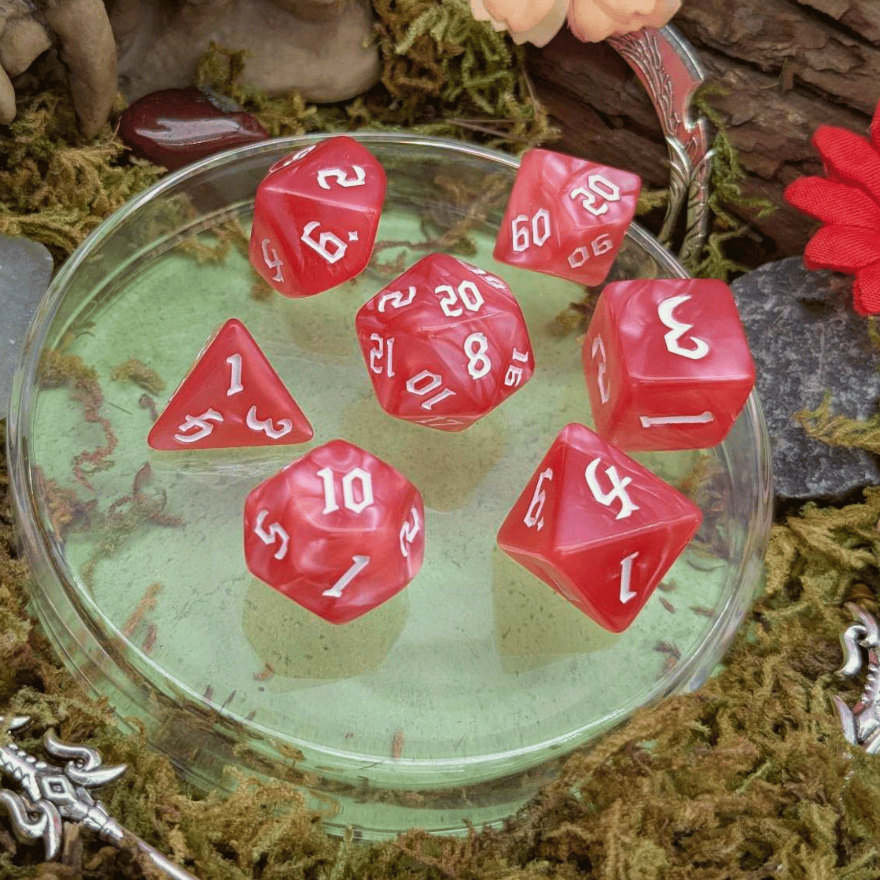 Pink Mist Dice Set