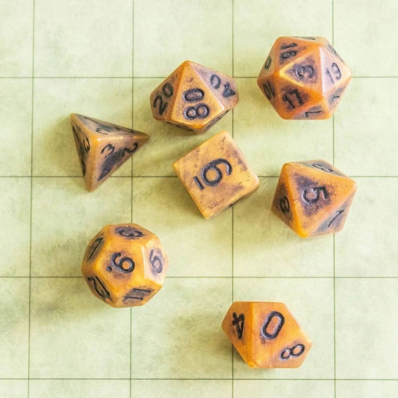 Ancient TTRPG Dice Set - Mystery Dice Goblin