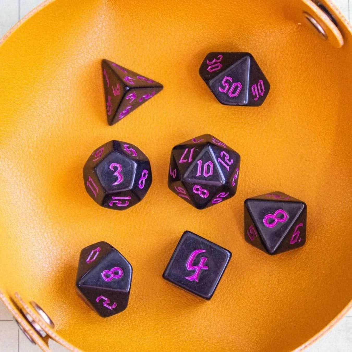 Pink Witch Dice Set