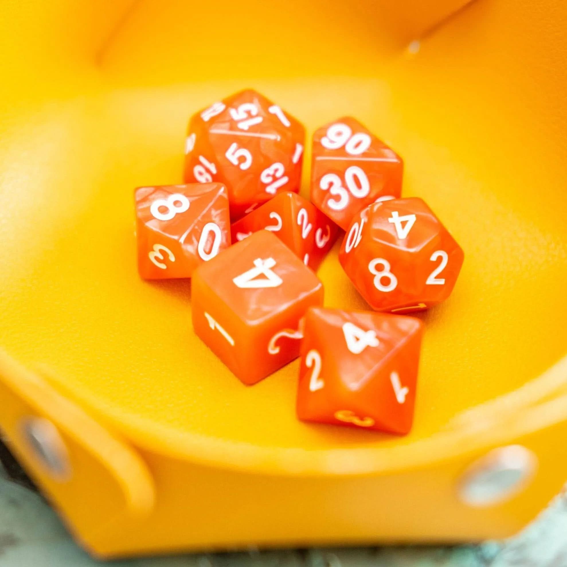Blood Red Dice TTRPG Dice Set - Mystery Dice Goblin