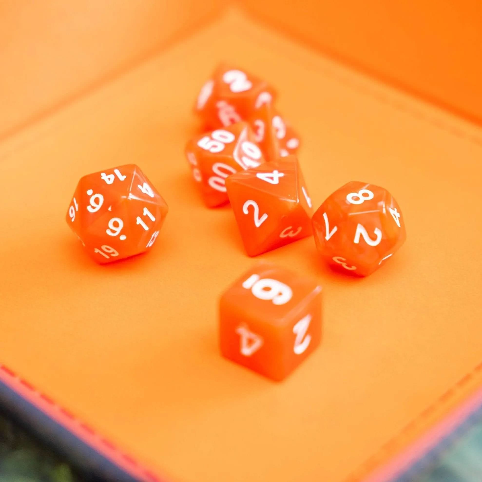 Blood Red Dice TTRPG Dice Set - Mystery Dice Goblin