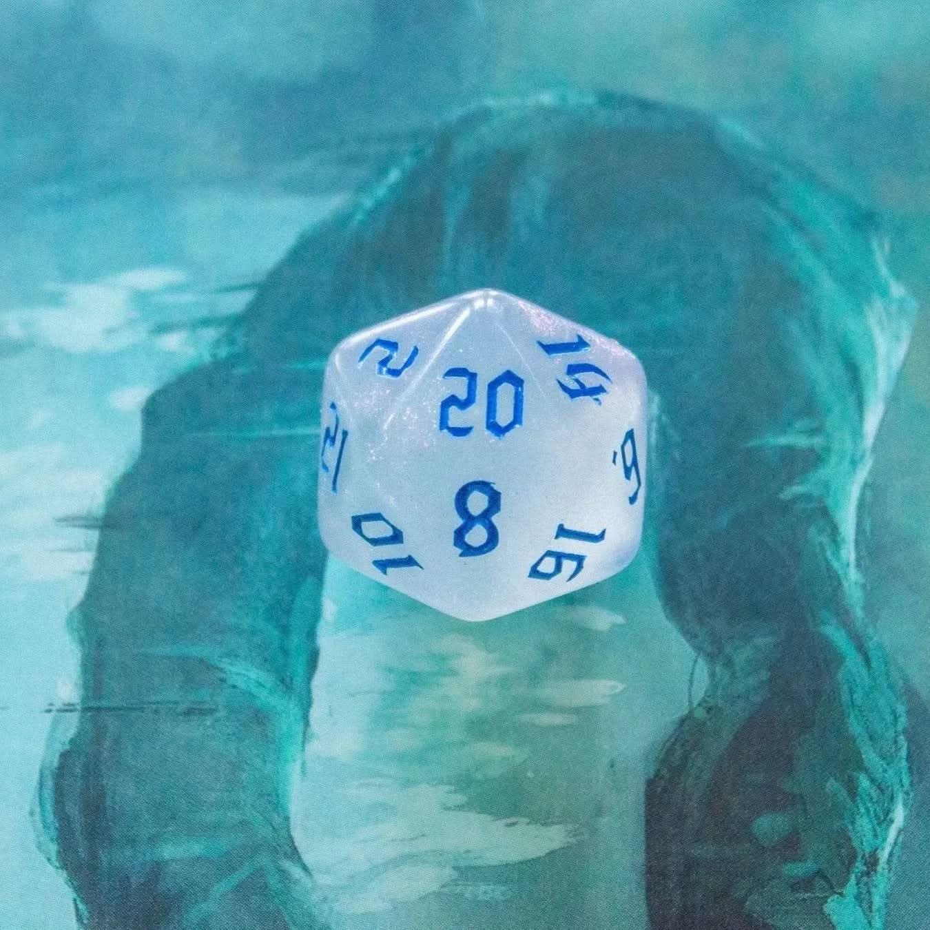 Blue Fog Dice Set