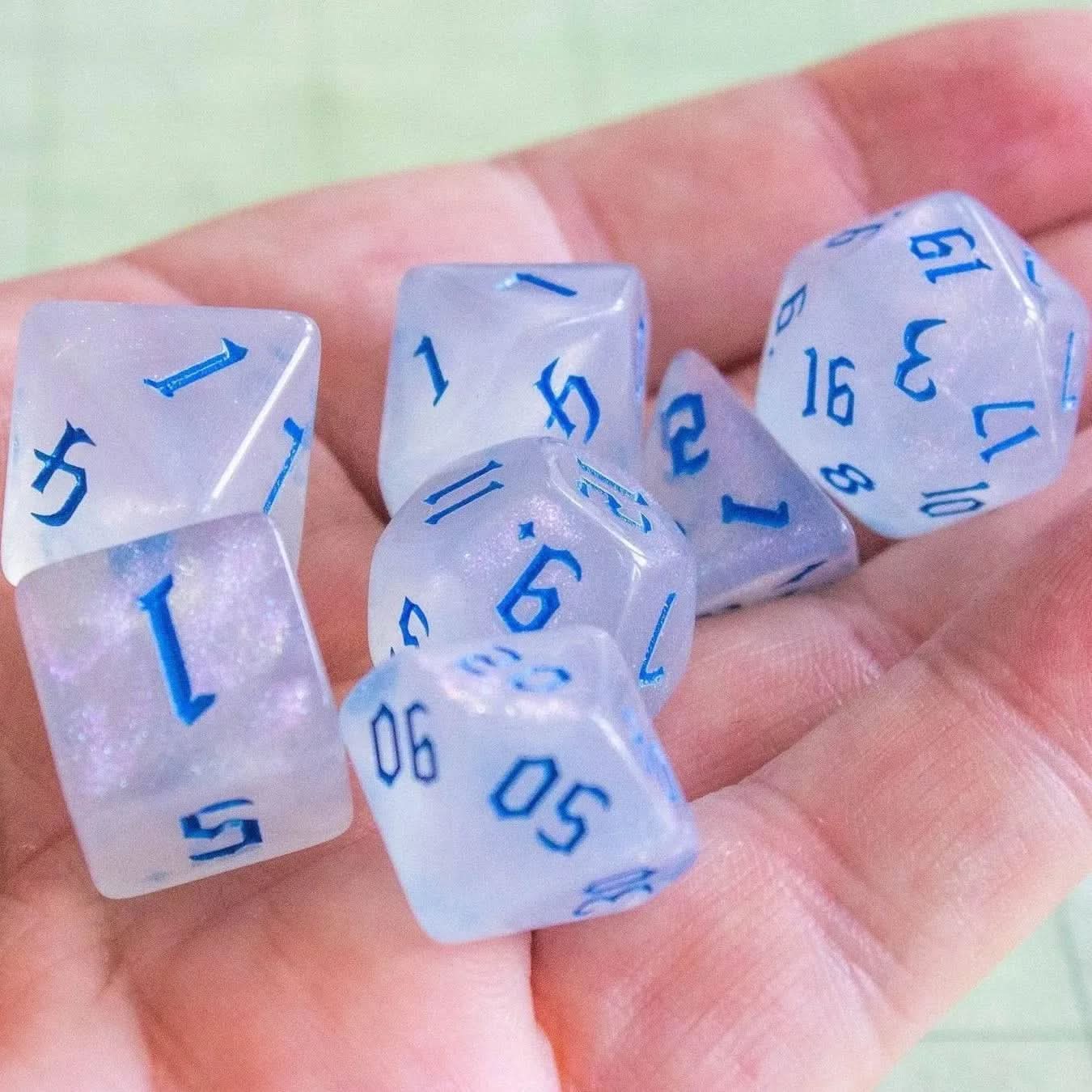 Blue Fog Dice Set