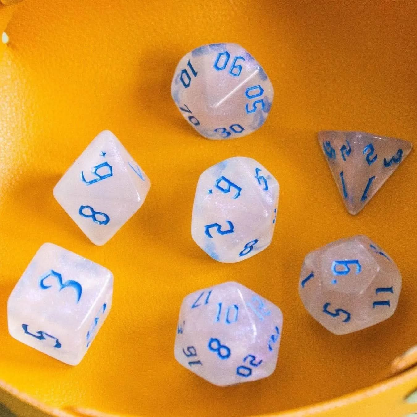 Blue Fog TTRPG Dice Set - Mystery Dice Goblin