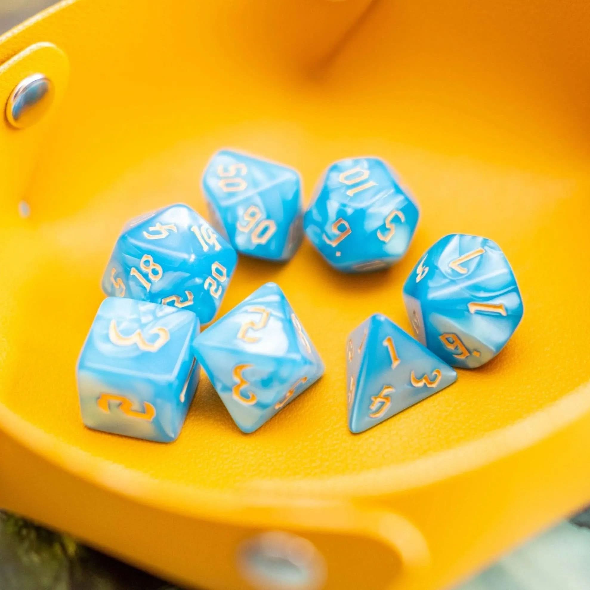 Blue Siren TTRPG Dice Set - Mystery Dice Goblin