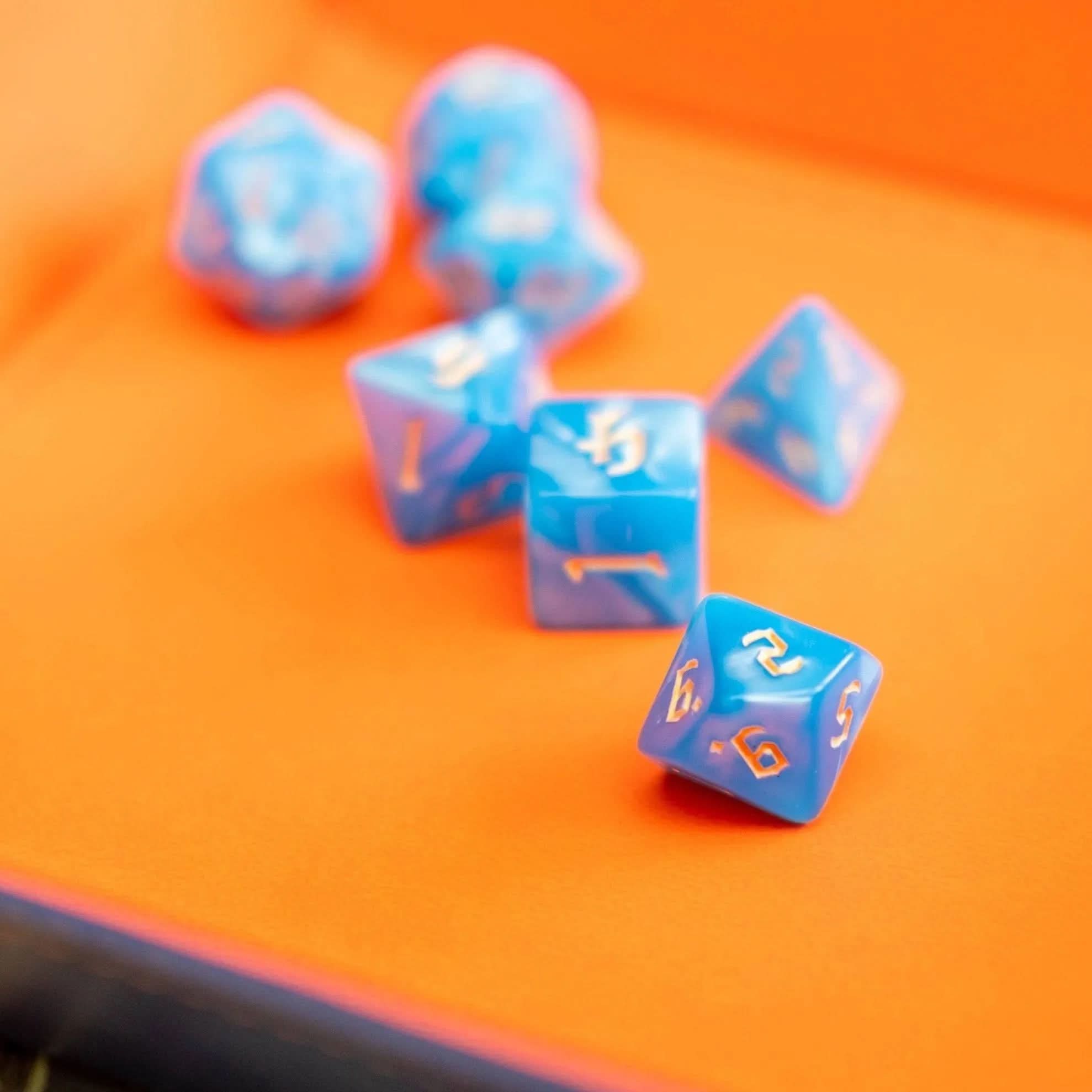 Blue Mist Dice Set