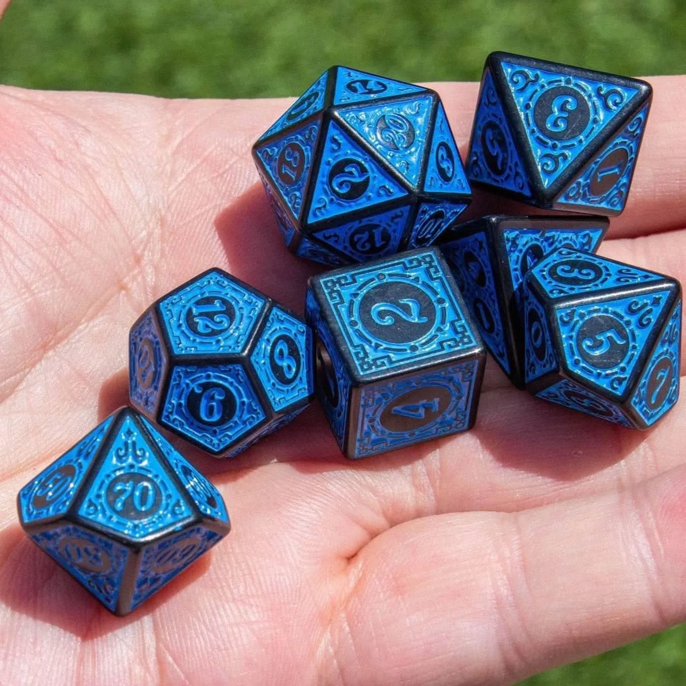Blue Zoltar Dice Set