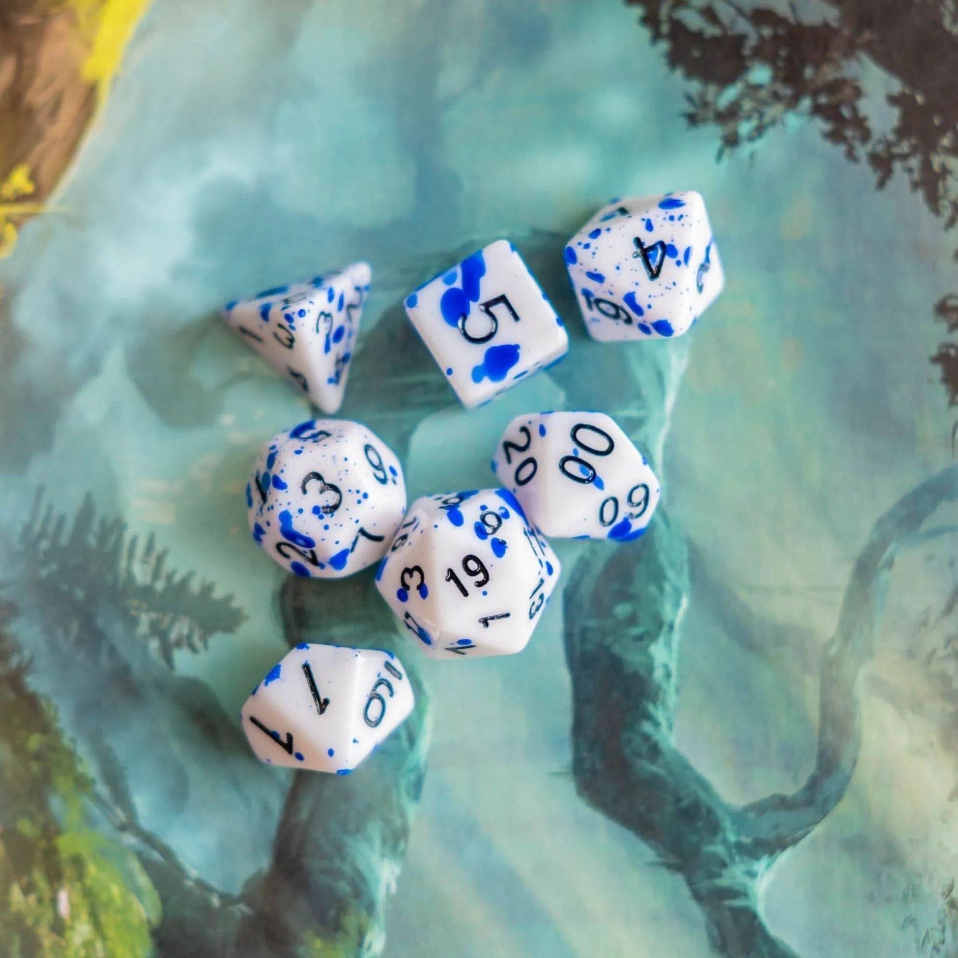 Cold Blooded Murder Blue Dice - Mystery Dice Goblin