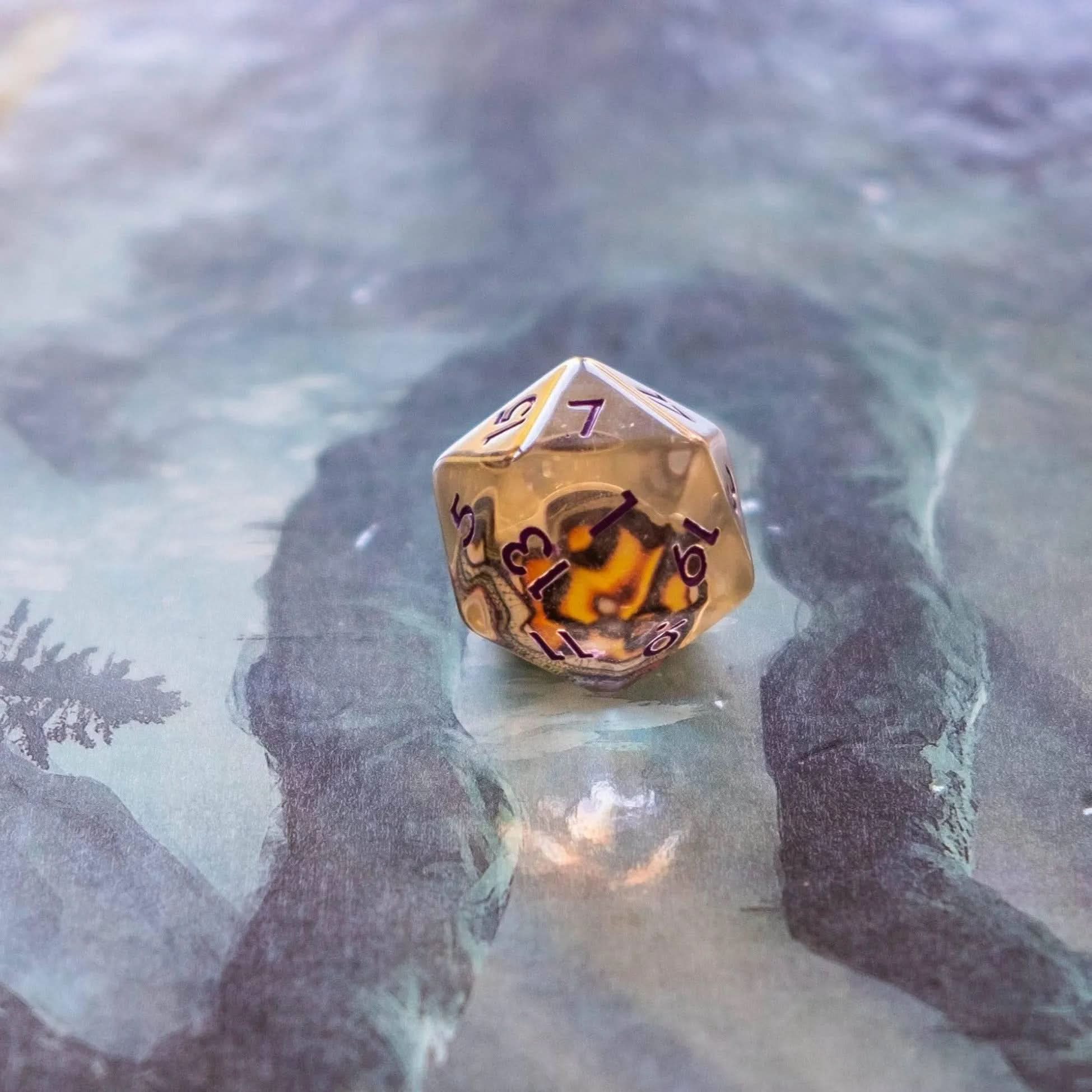 Dragon Eye TTRPG Dice Set - Mystery Dice Goblin