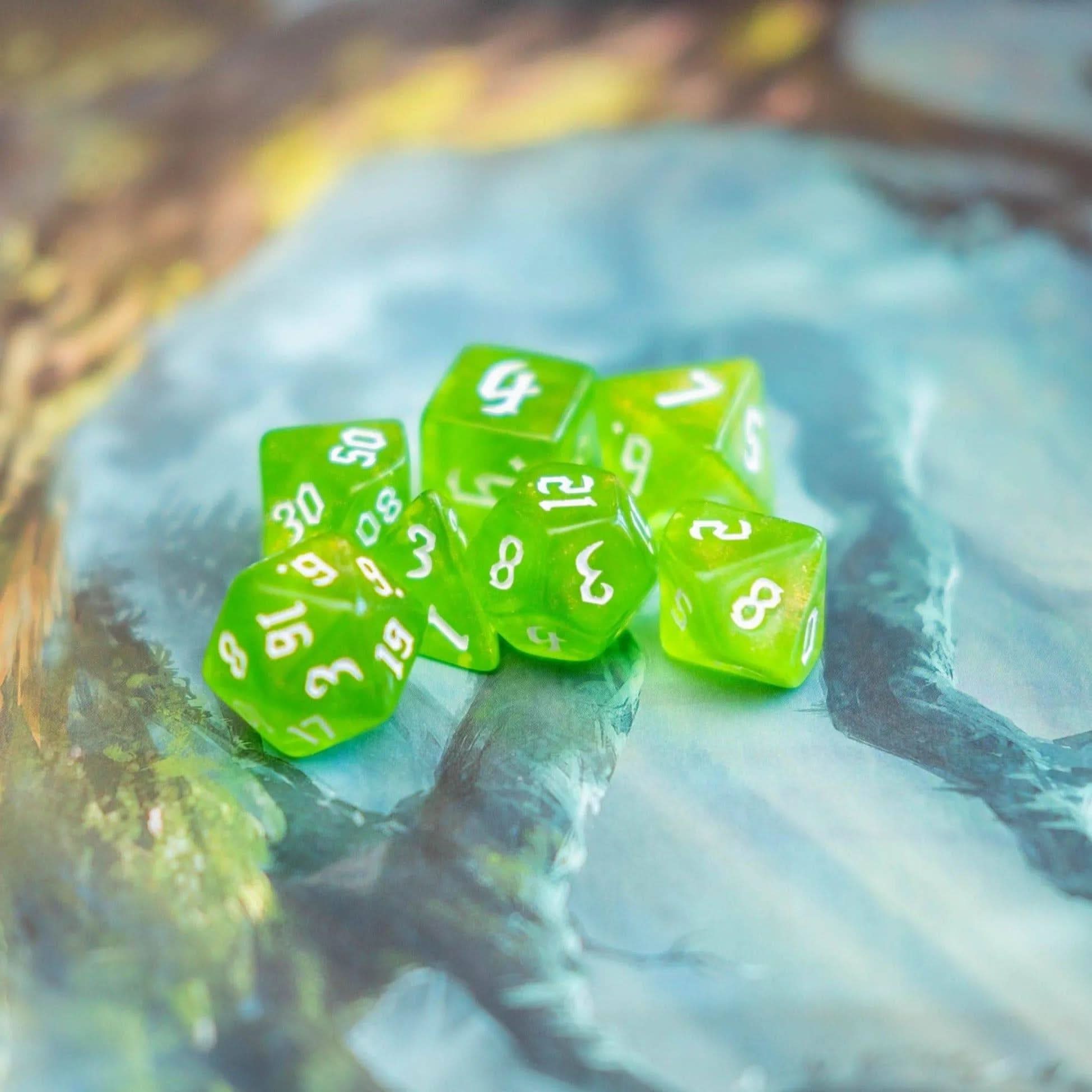 Fern Fog Green Dice Set