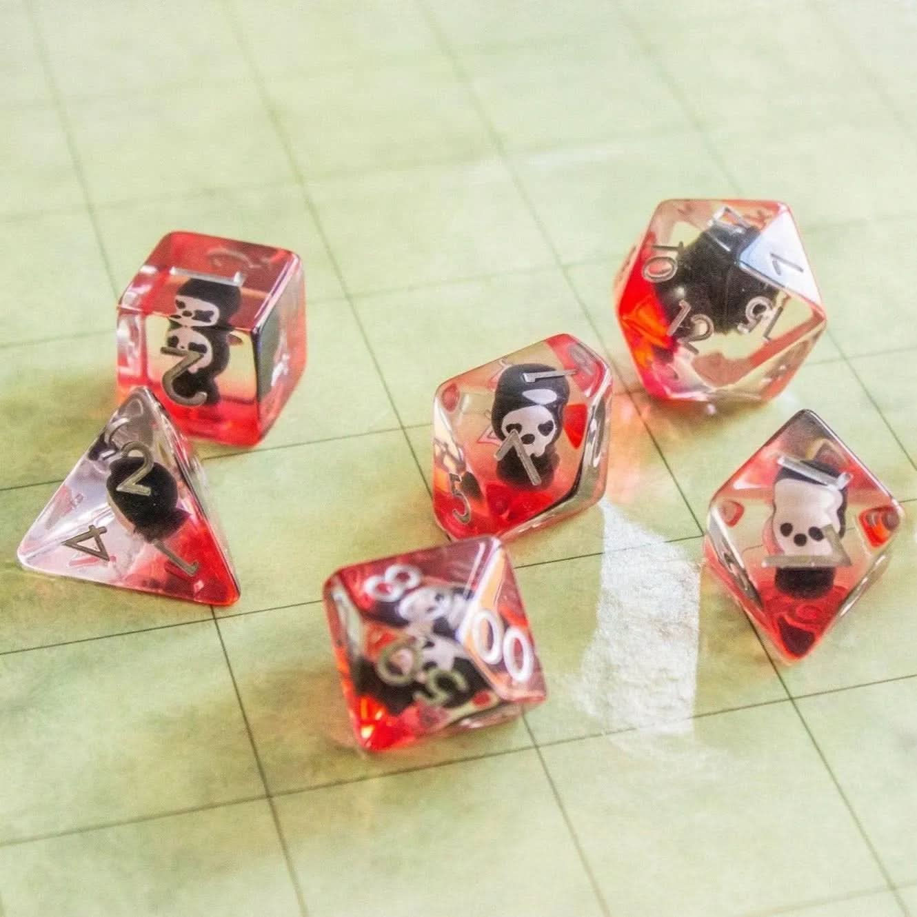 Grim Reaper Dice Set