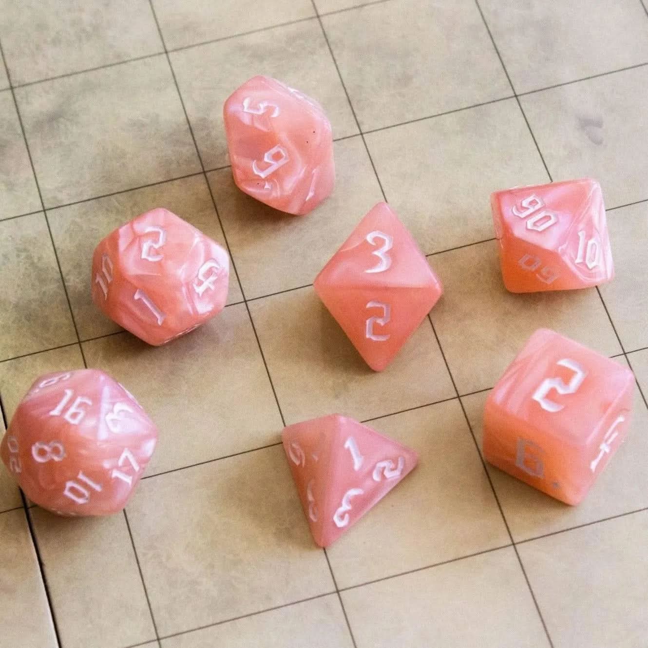 Pink Fairy TTRPG Dice Set - Mystery Dice Goblin