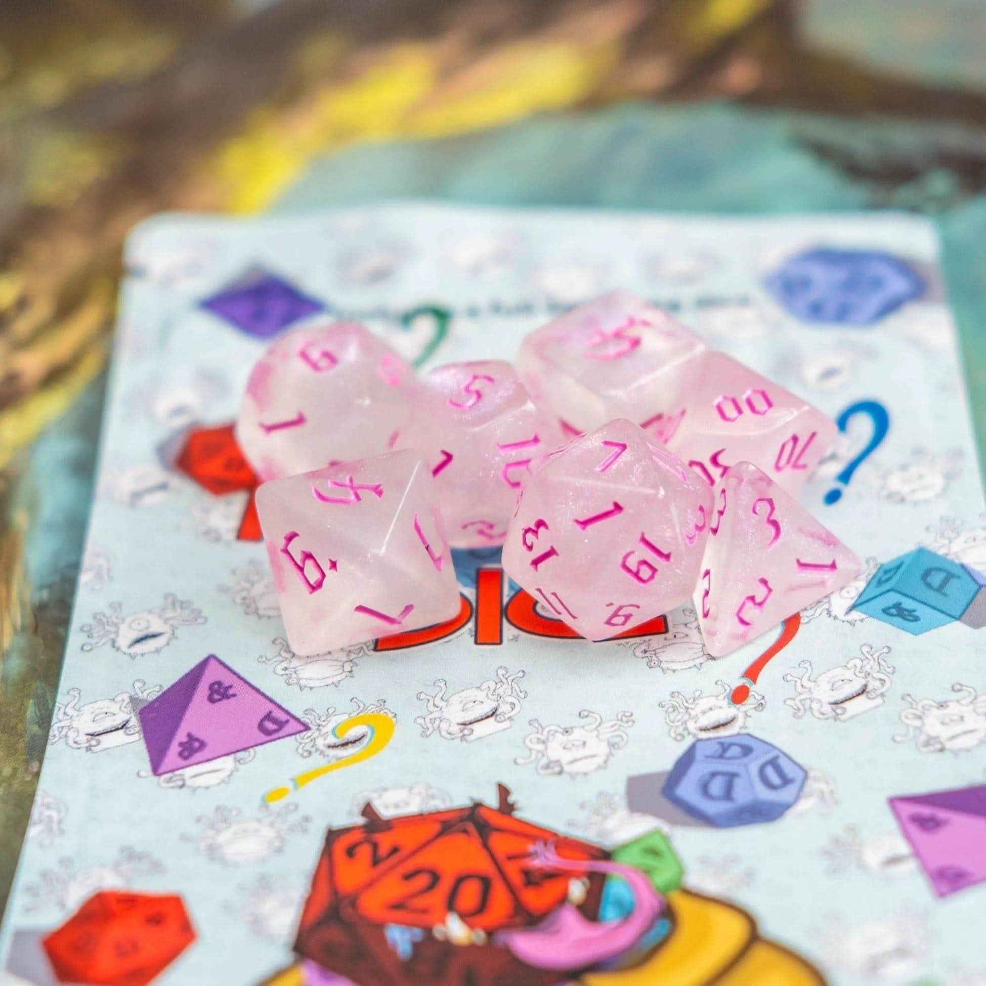 Pink Fog Dice Set