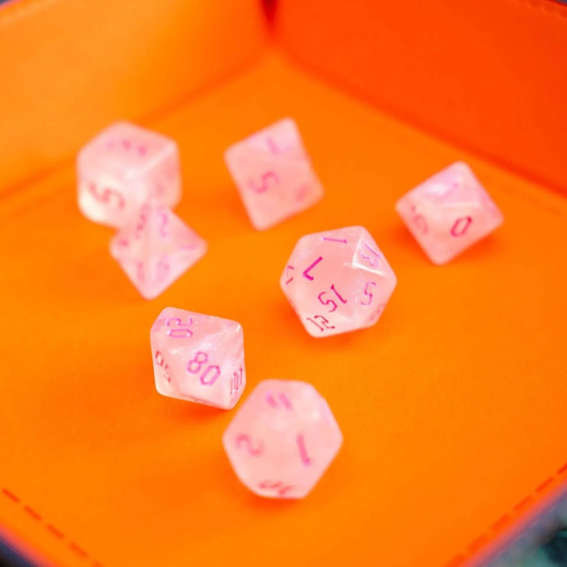 Pink Fog Dice Set