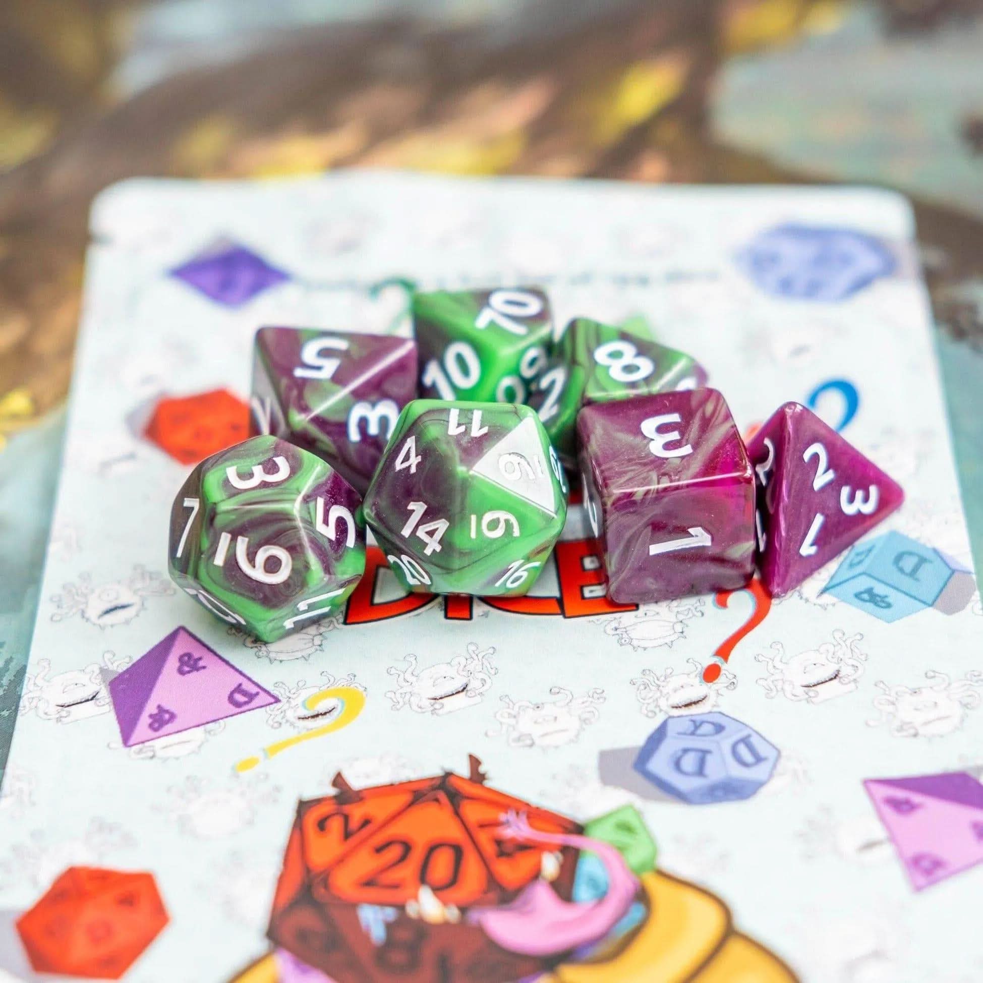 Poison Apple Green Dice - Mystery Dice Goblin