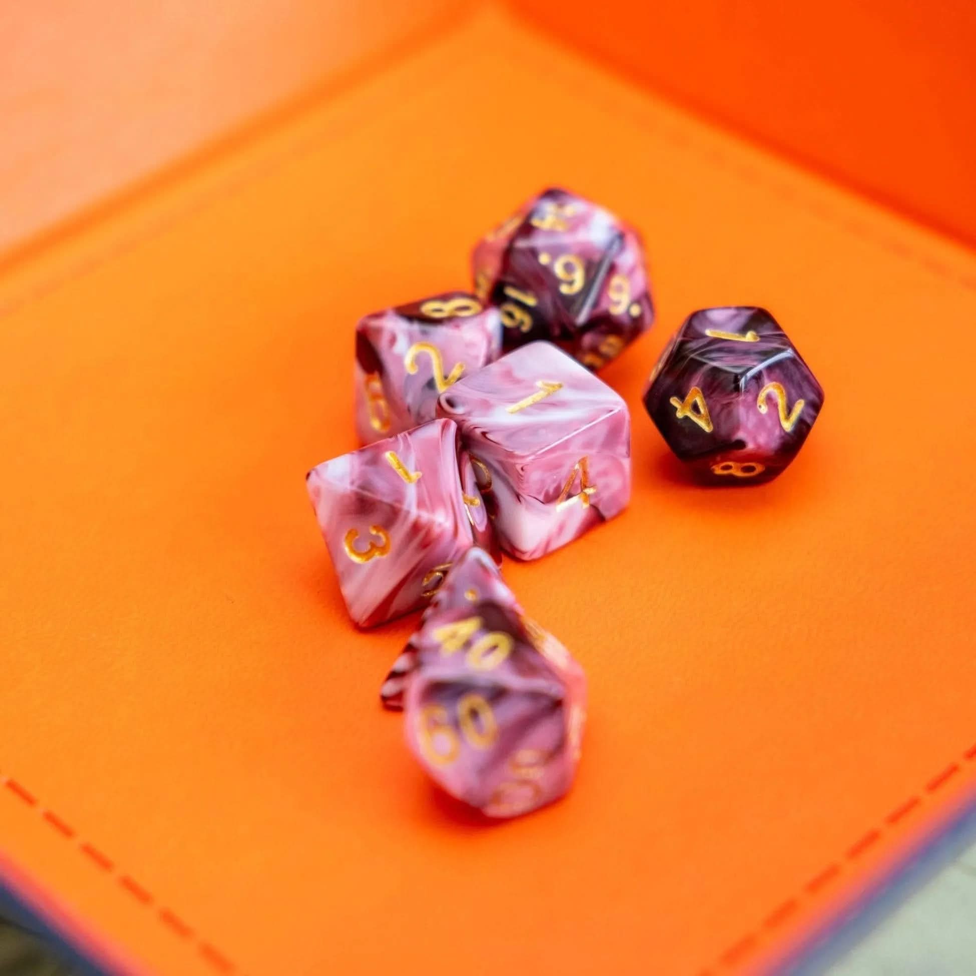Raspberry Ripple Red Dice - Mystery Dice Goblin