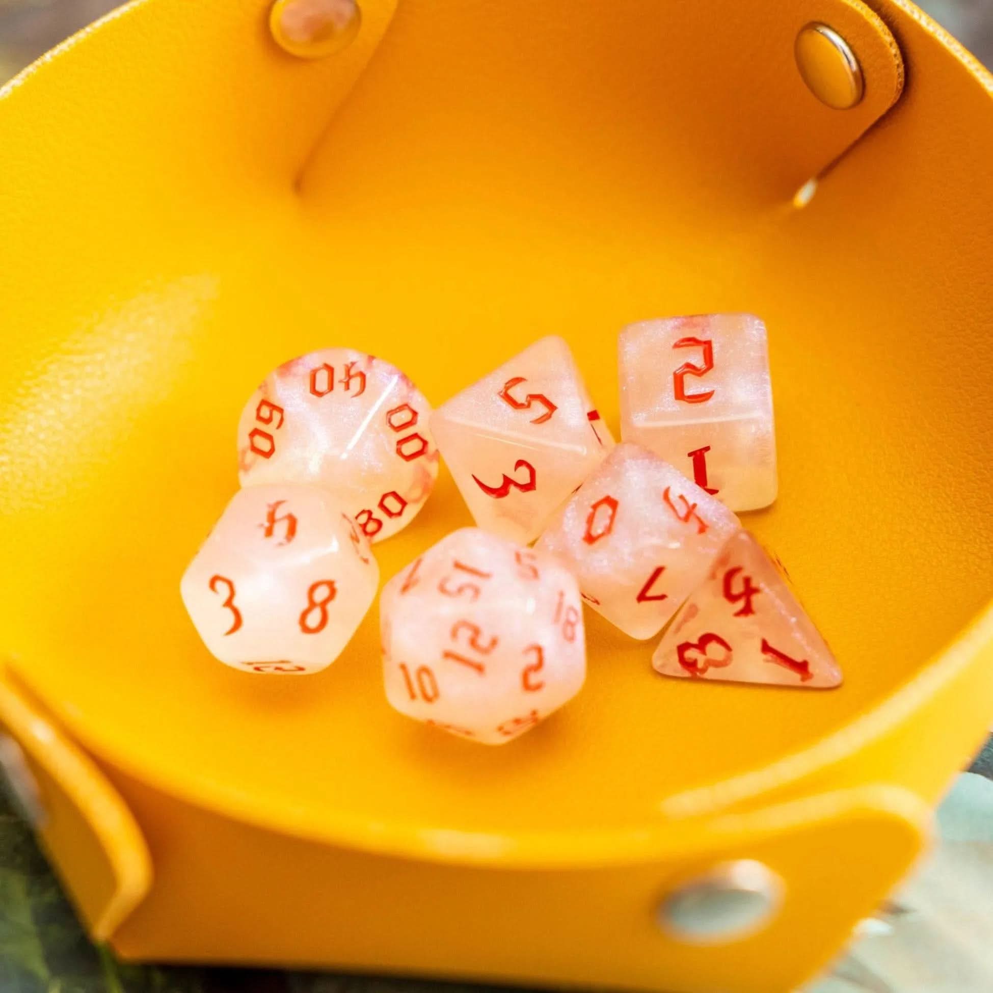 Red Fog TTRPG Dice Set - Mystery Dice Goblin