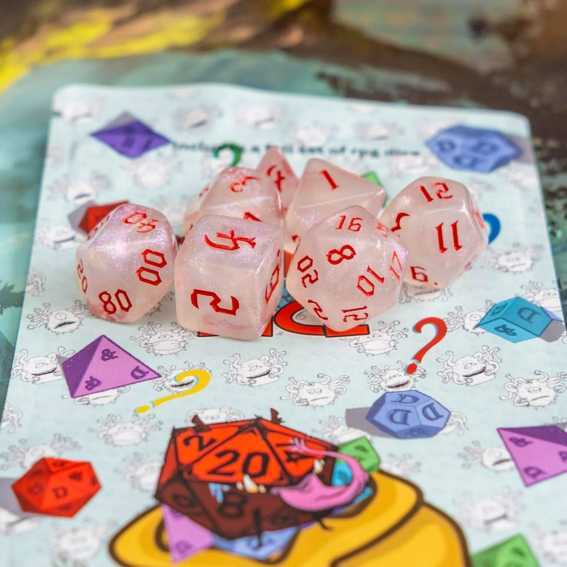 Red Fog TTRPG Dice Set - Mystery Dice Goblin