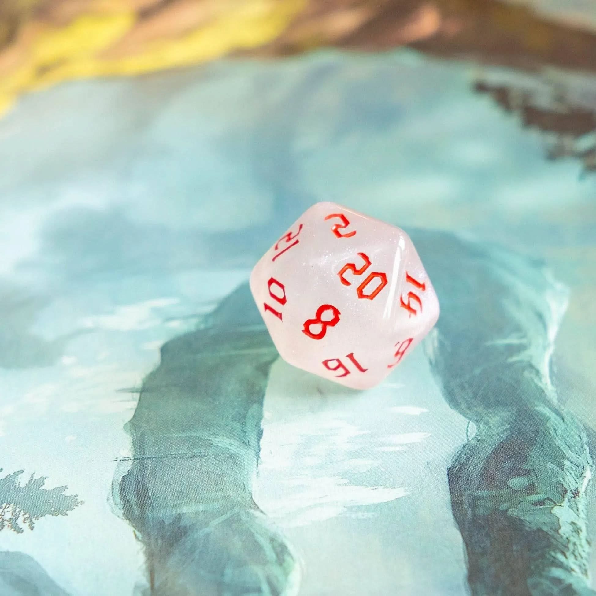 Red Fog TTRPG Dice Set - Mystery Dice Goblin