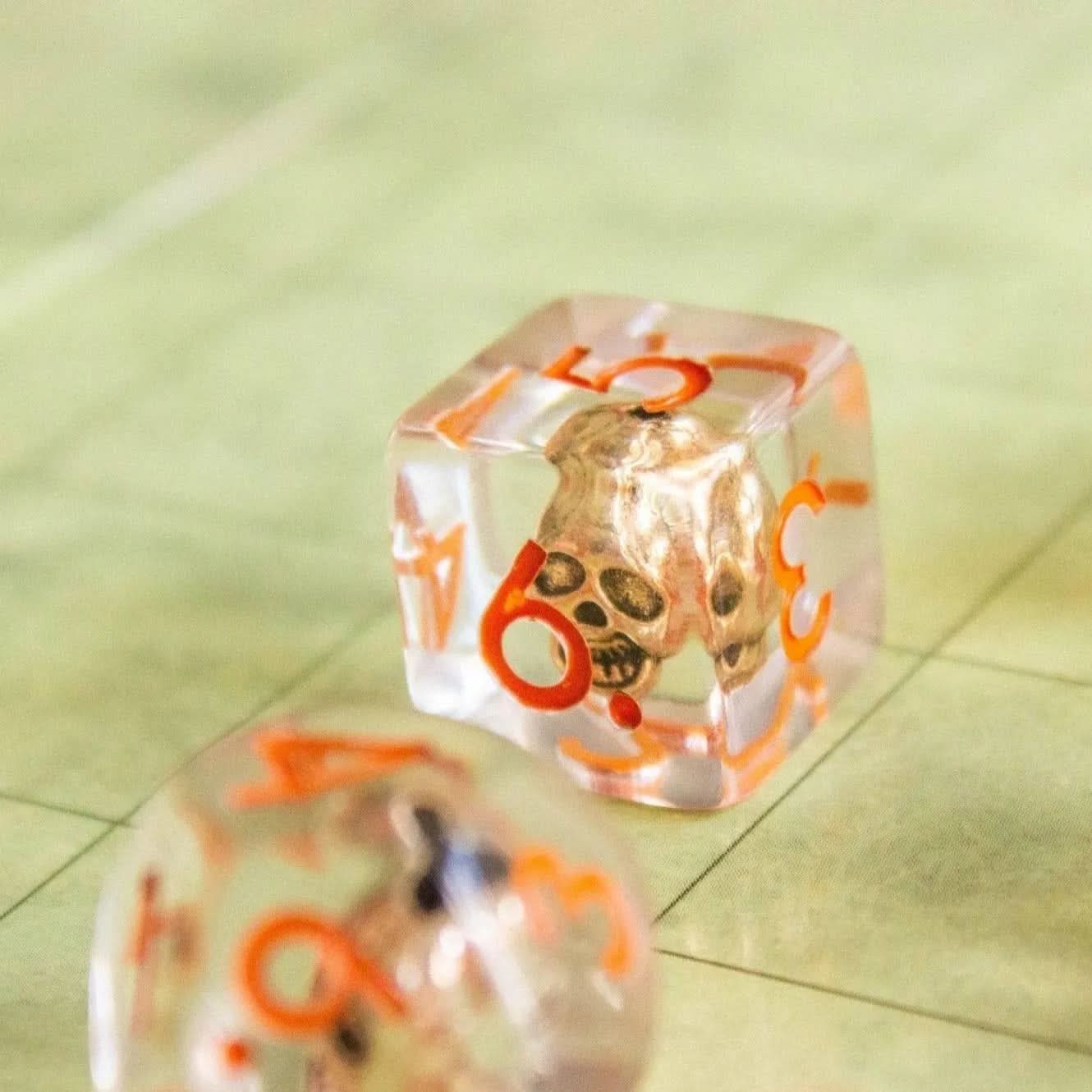Skull Crusher TTRPG Dice Set - Mystery Dice Goblin
