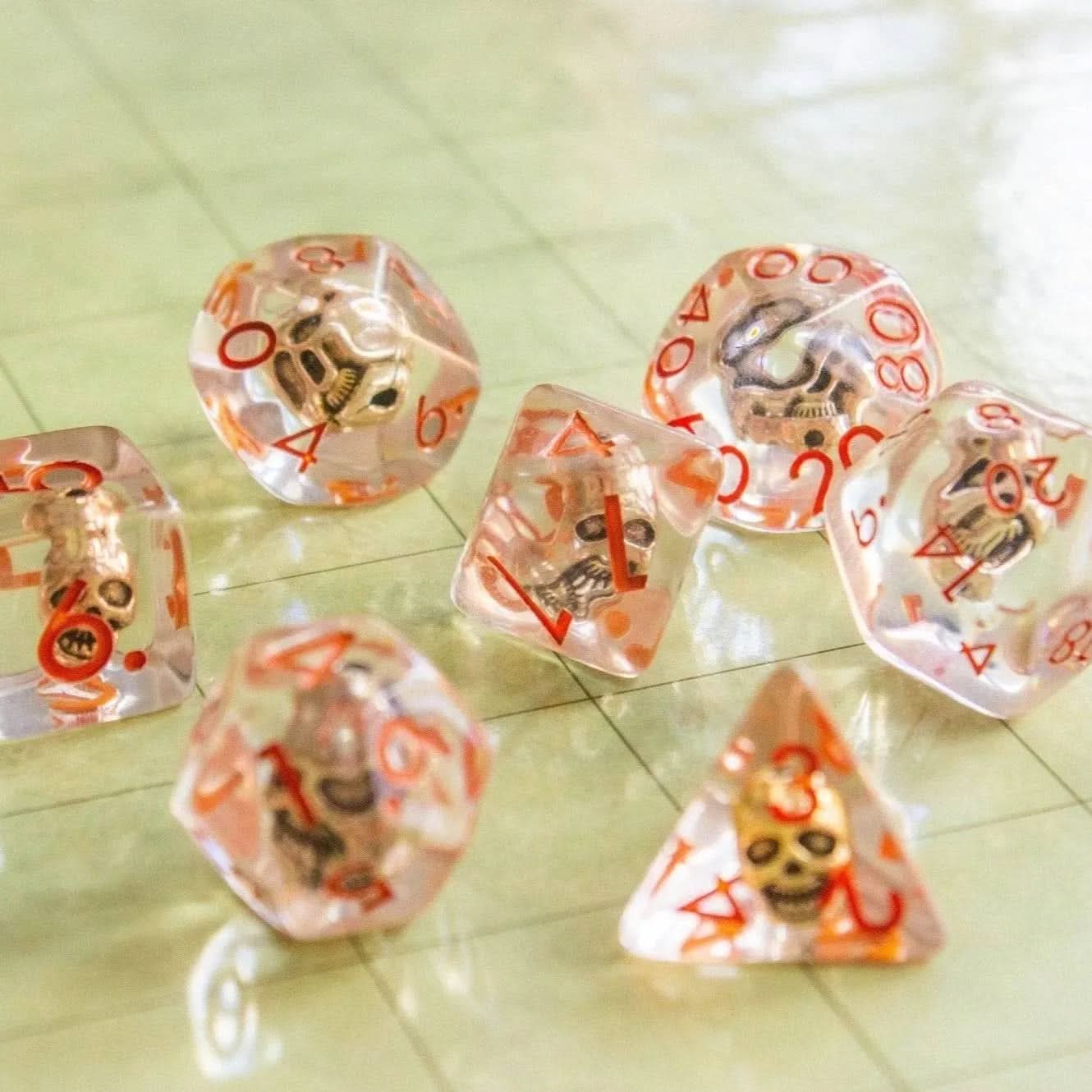 Skull Crusher TTRPG Dice Set - Mystery Dice Goblin