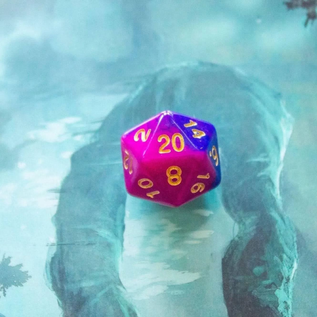 Slush-puppy Purple Dice - Mystery Dice Goblin