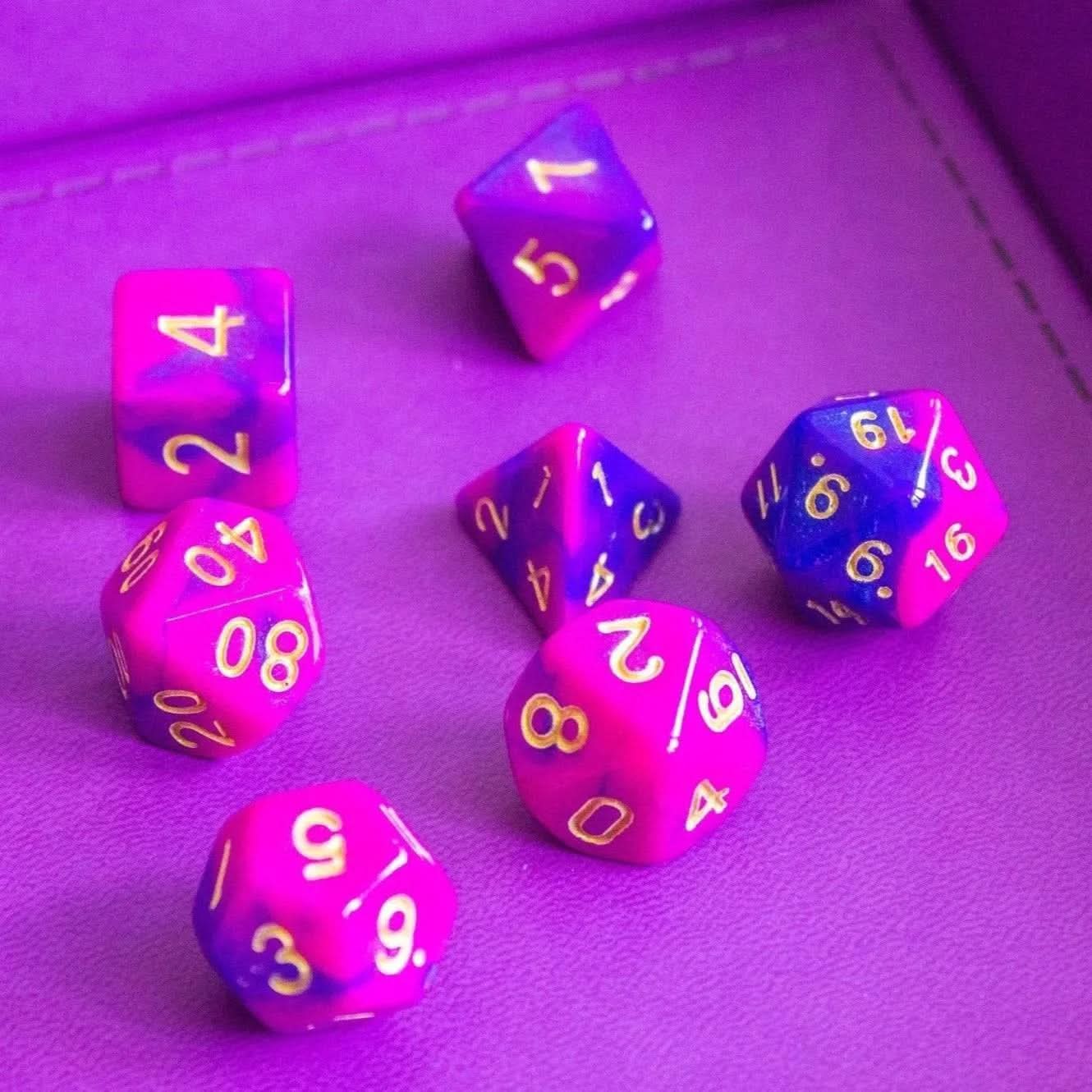 Slush-puppy Purple Dice - Mystery Dice Goblin