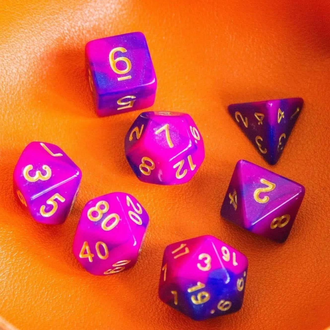 Slush-puppy Purple Dice - Mystery Dice Goblin
